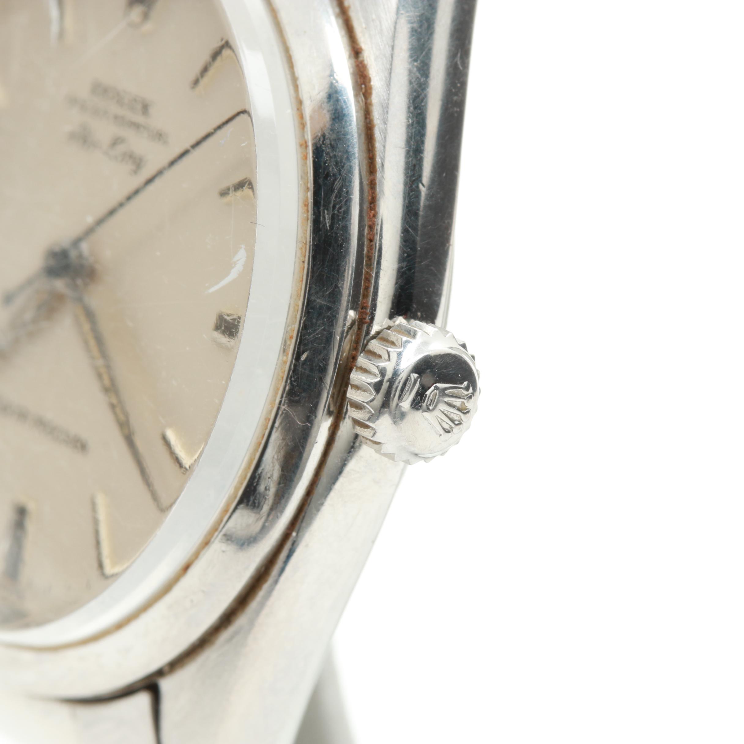 Circa 1959 Rolex Oyster Perpetual "Air-King" Stainless Steel Watch