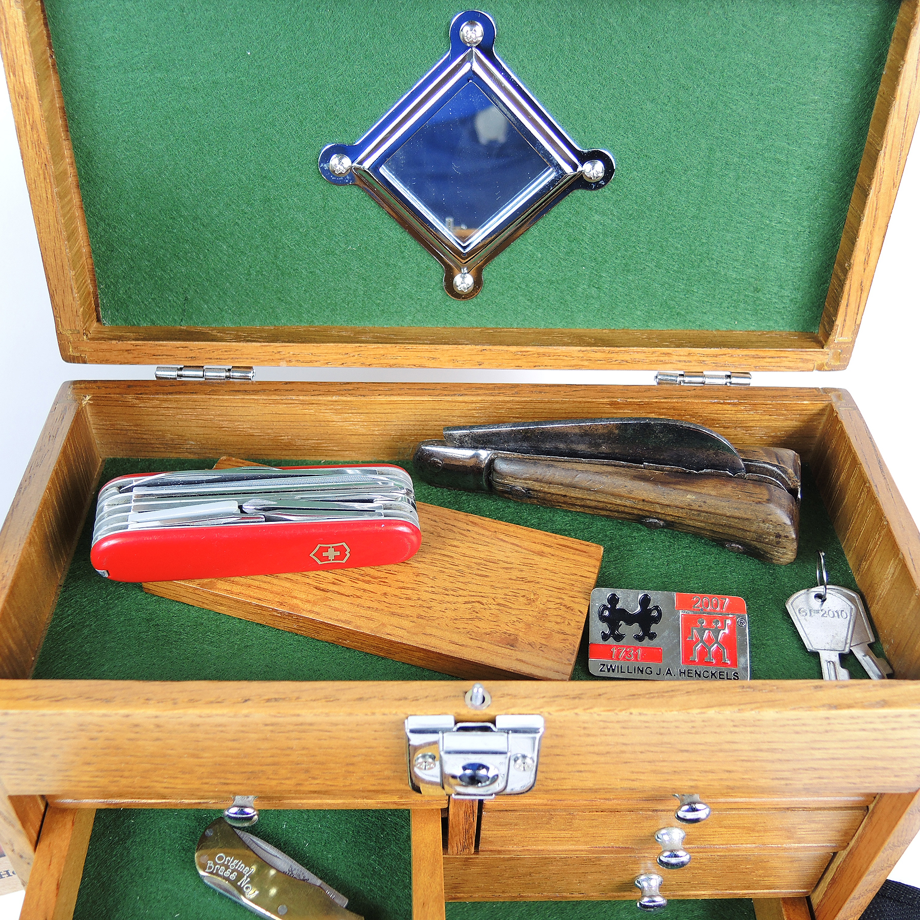 H. Gerstner & Sons Box with Multi-Tools, Knives, Books and More