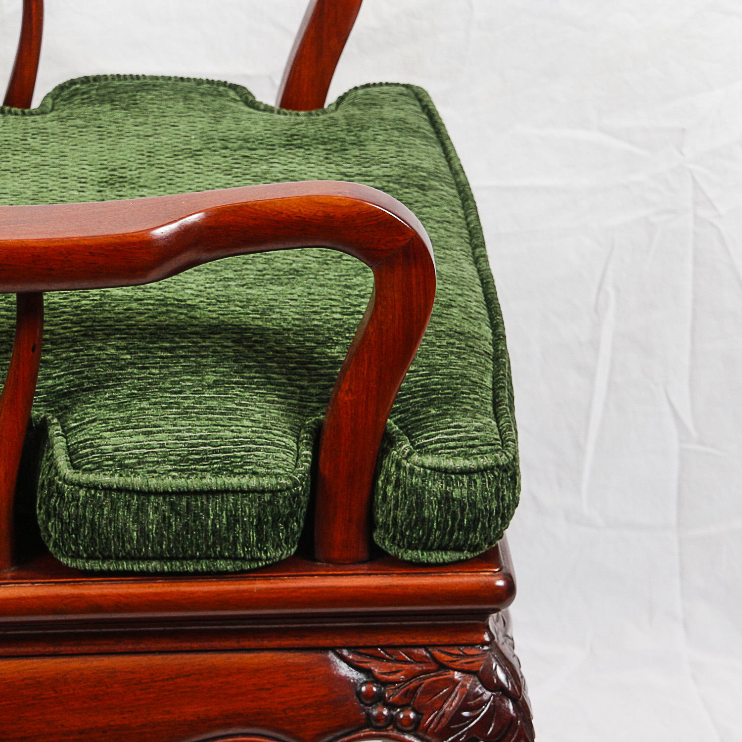 Vintage Chinese Chippendale Style Armchairs