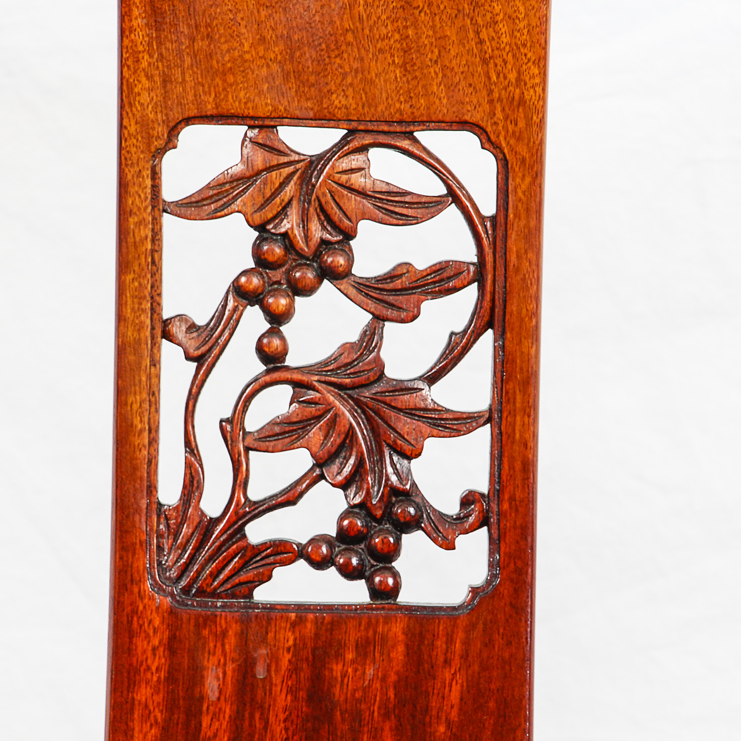 Vintage Chinese Chippendale Style Side Chairs