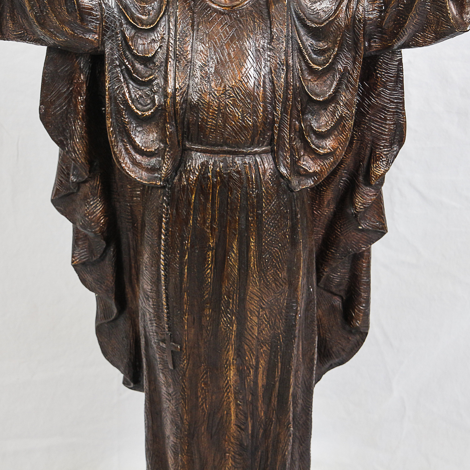 Bronze Tone Sculpture of Jesus