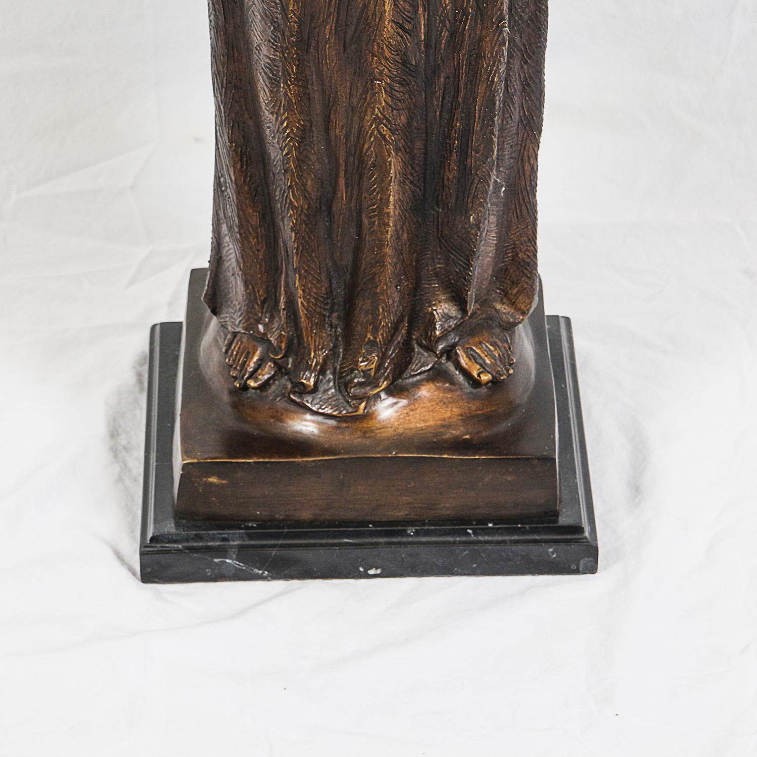 Bronze Tone Sculpture of Jesus