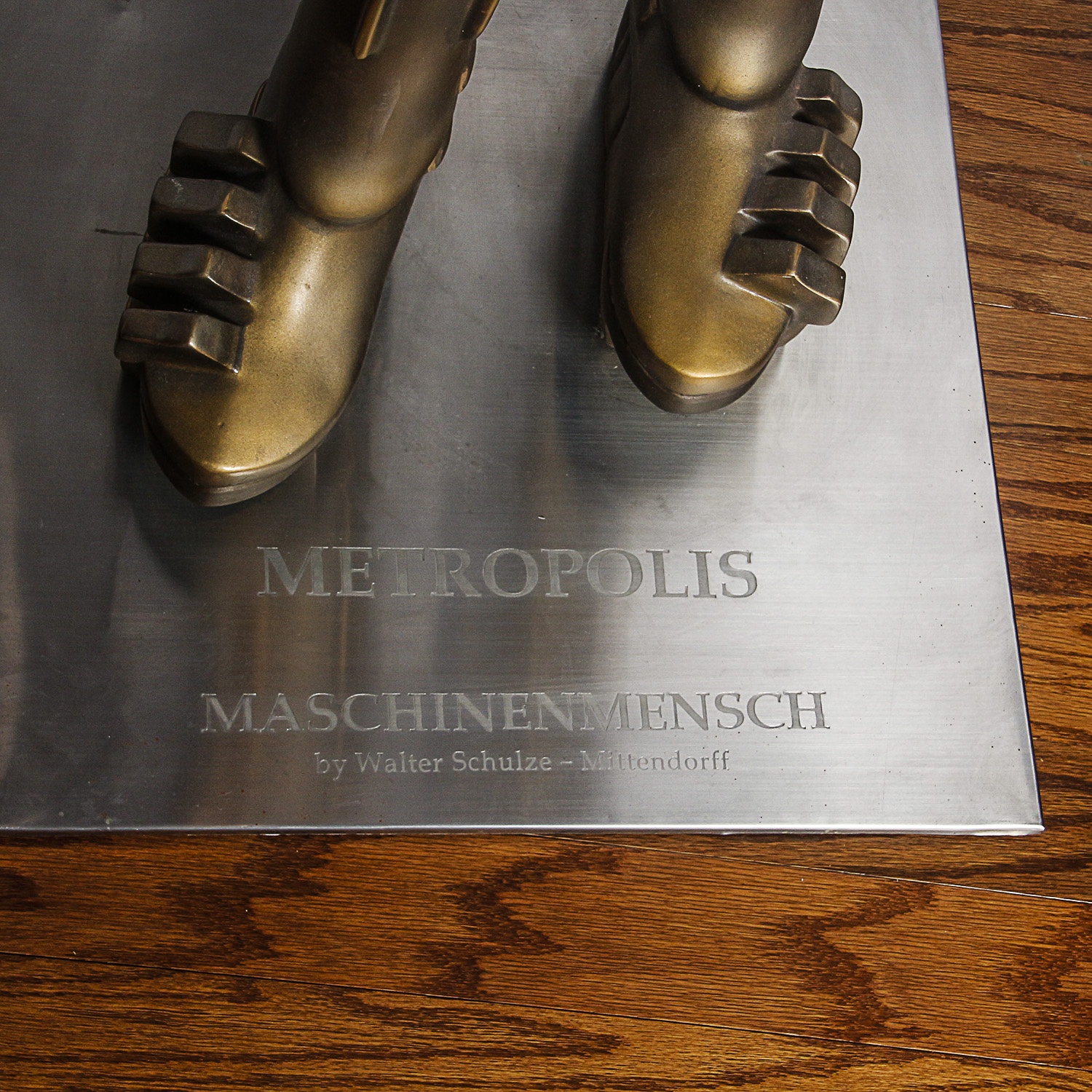 After Walter Schulze-Mittendorff Statue "Maschinenmensch" from "Metropolis"