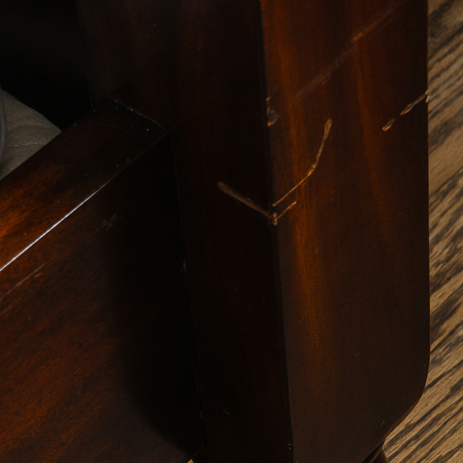 Vintage Italian Style Mahogany Queen Size Four Poster Bed Frame