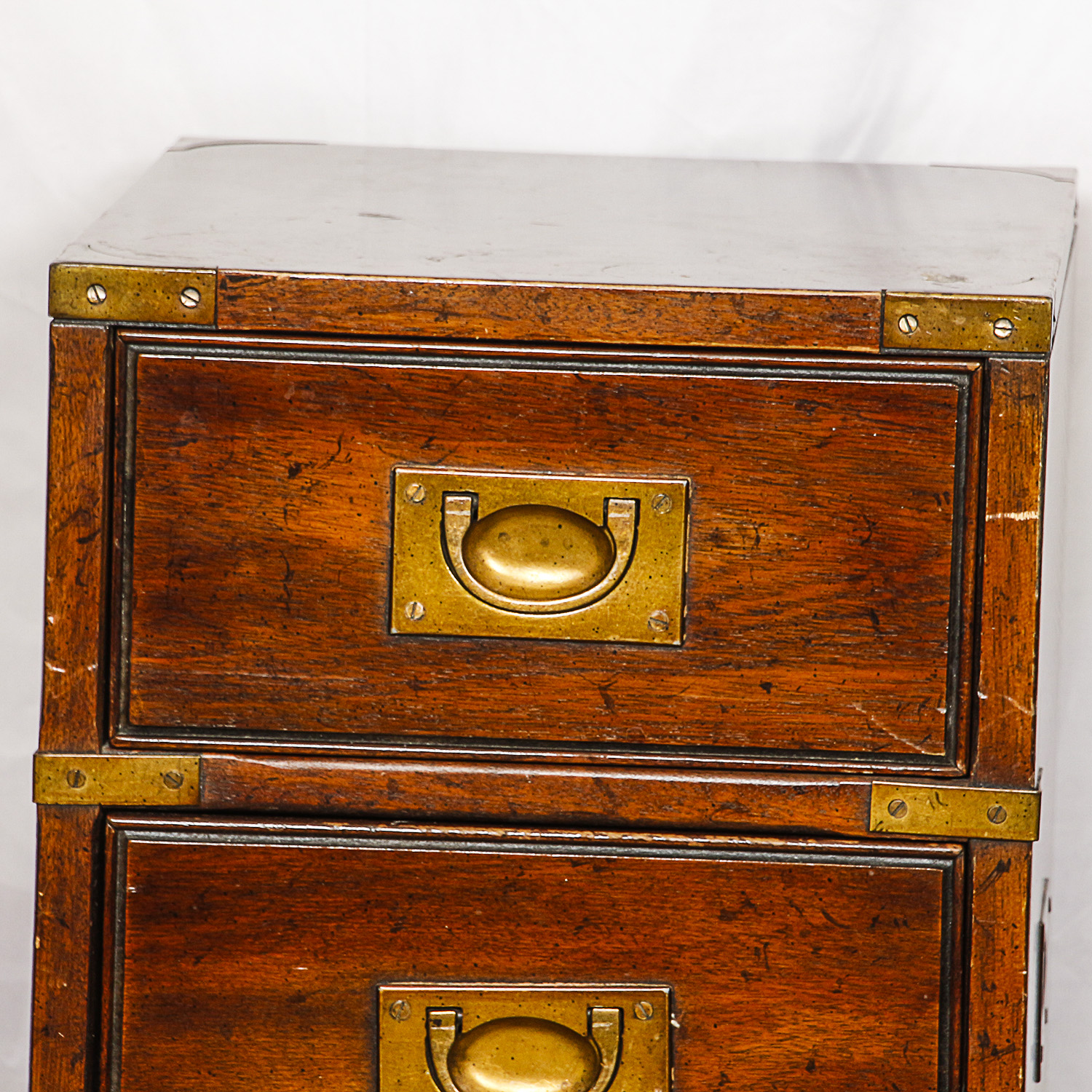 Vintage Campaign Style Chest of Drawers