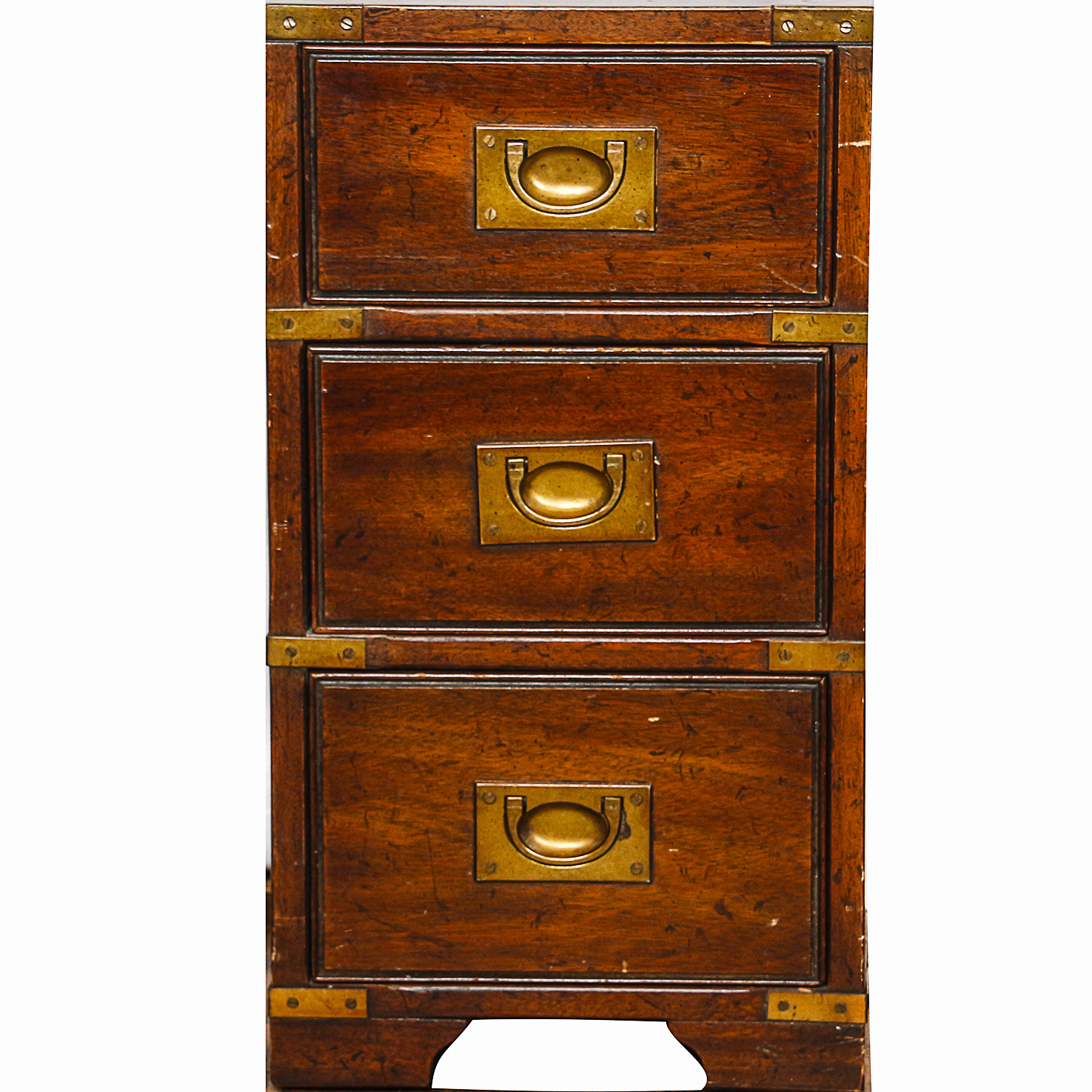 Vintage Campaign Style Chest of Drawers