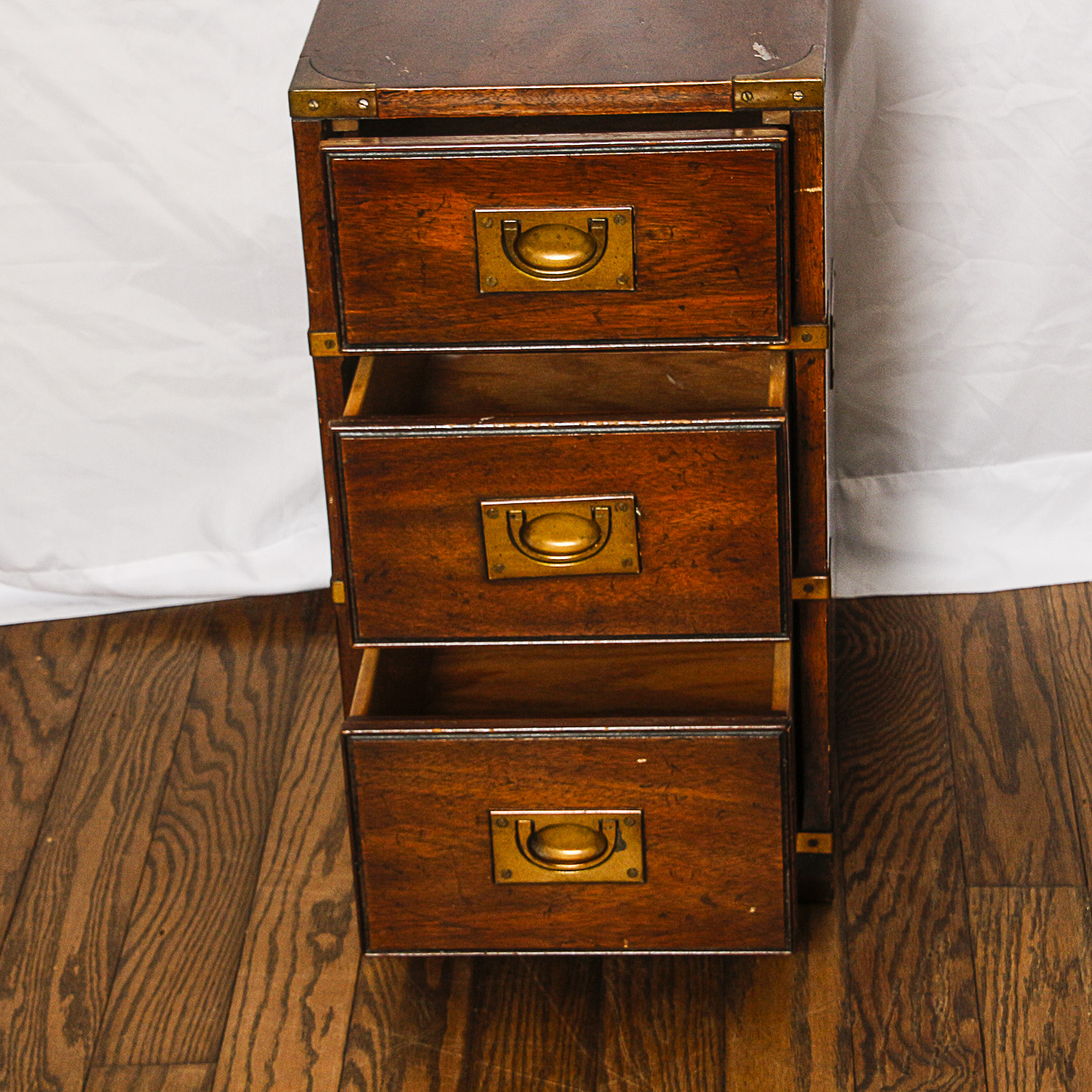 Vintage Campaign Style Chest of Drawers