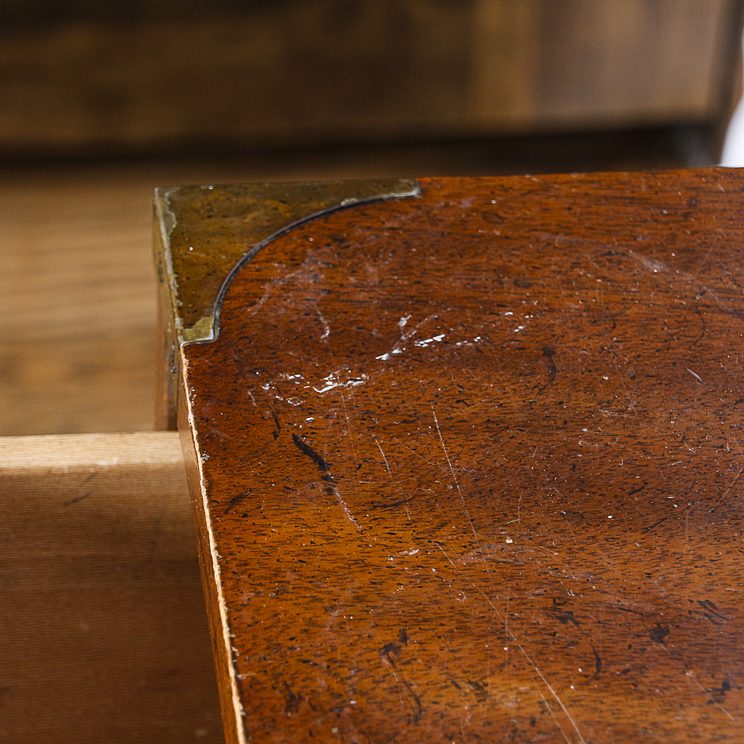 Vintage Campaign Style Chest of Drawers