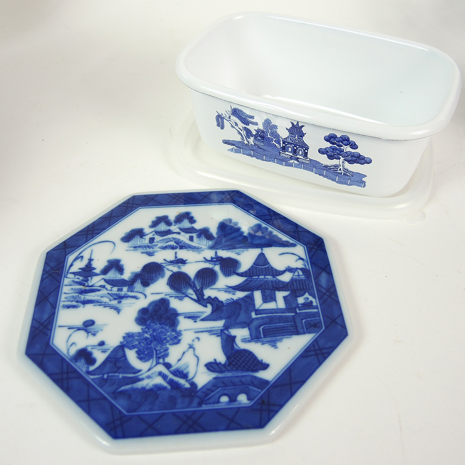 Johnson Brothers "Willow Blue" Dinnerware with Williams Sonoma China