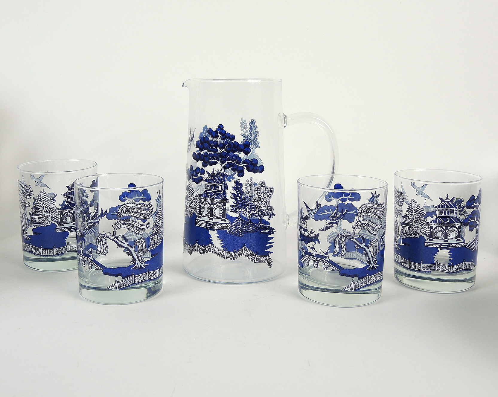 Johnson Brothers "Willow Blue" Dinnerware with Williams Sonoma China