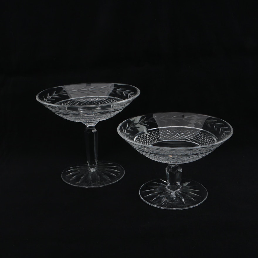 Waterford Crystal "Glandore" Footed Compotes