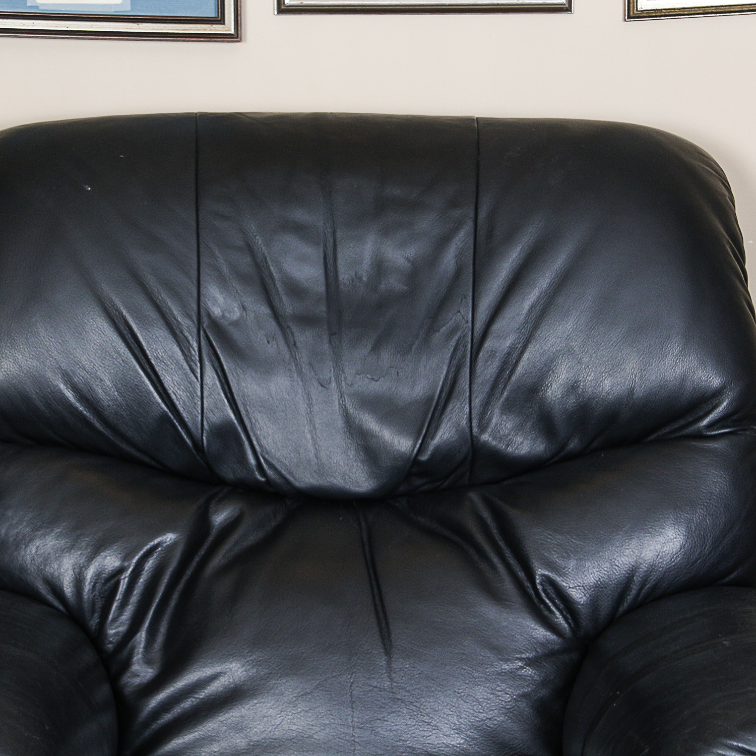 Black Leather Recliner