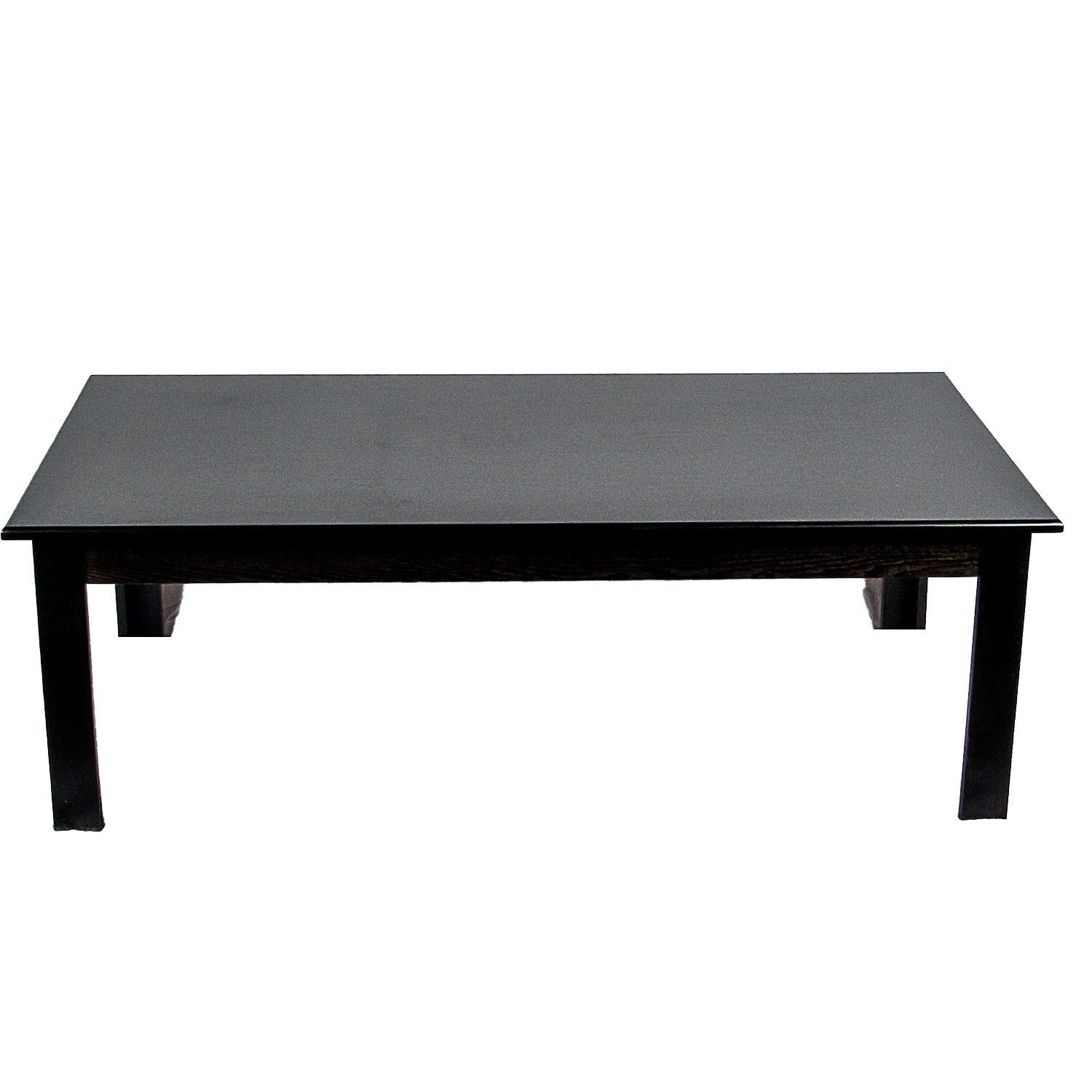 Dark Brown Parsons Style Coffee Table