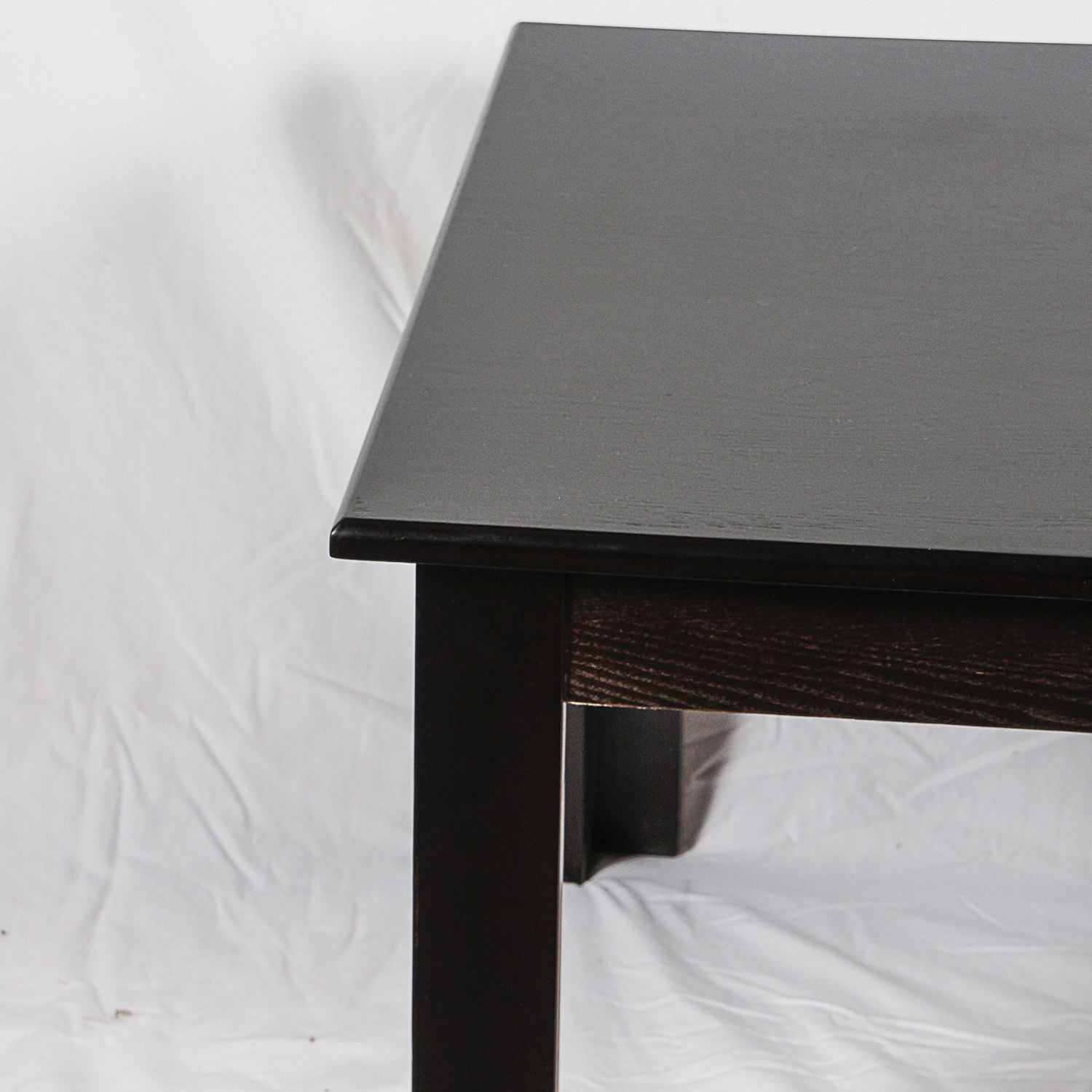 Dark Brown Parsons Style Coffee Table