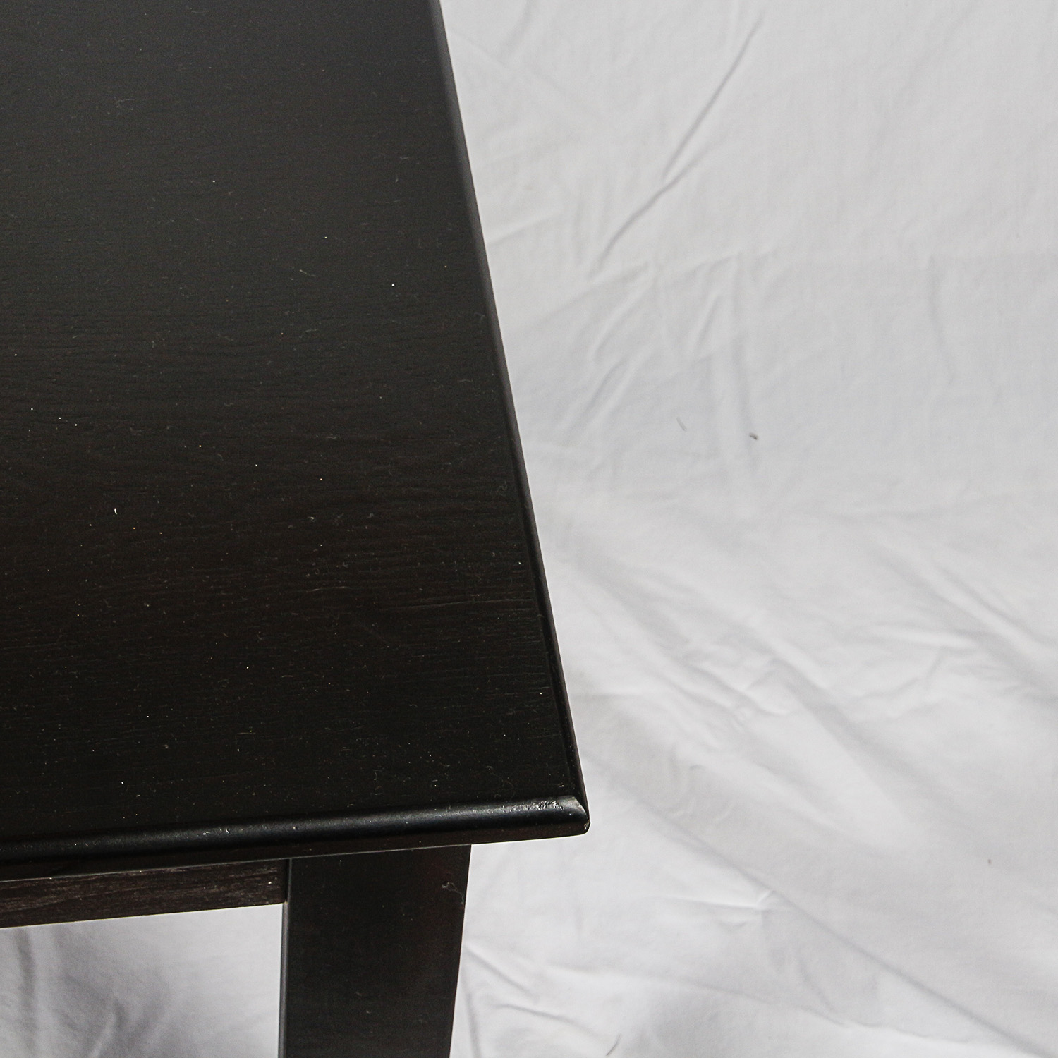 Dark Brown Parsons Style Coffee Table