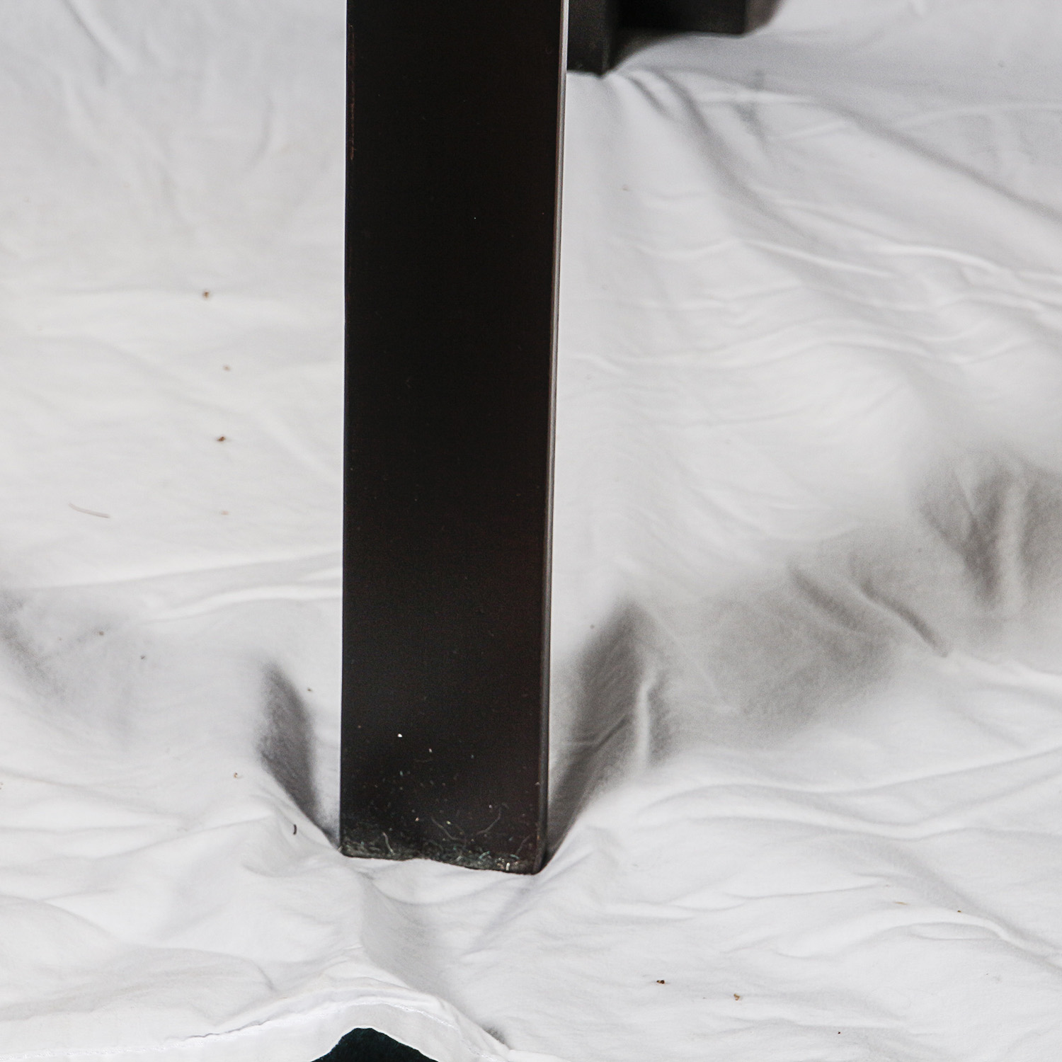 Dark Brown Parsons Style Coffee Table