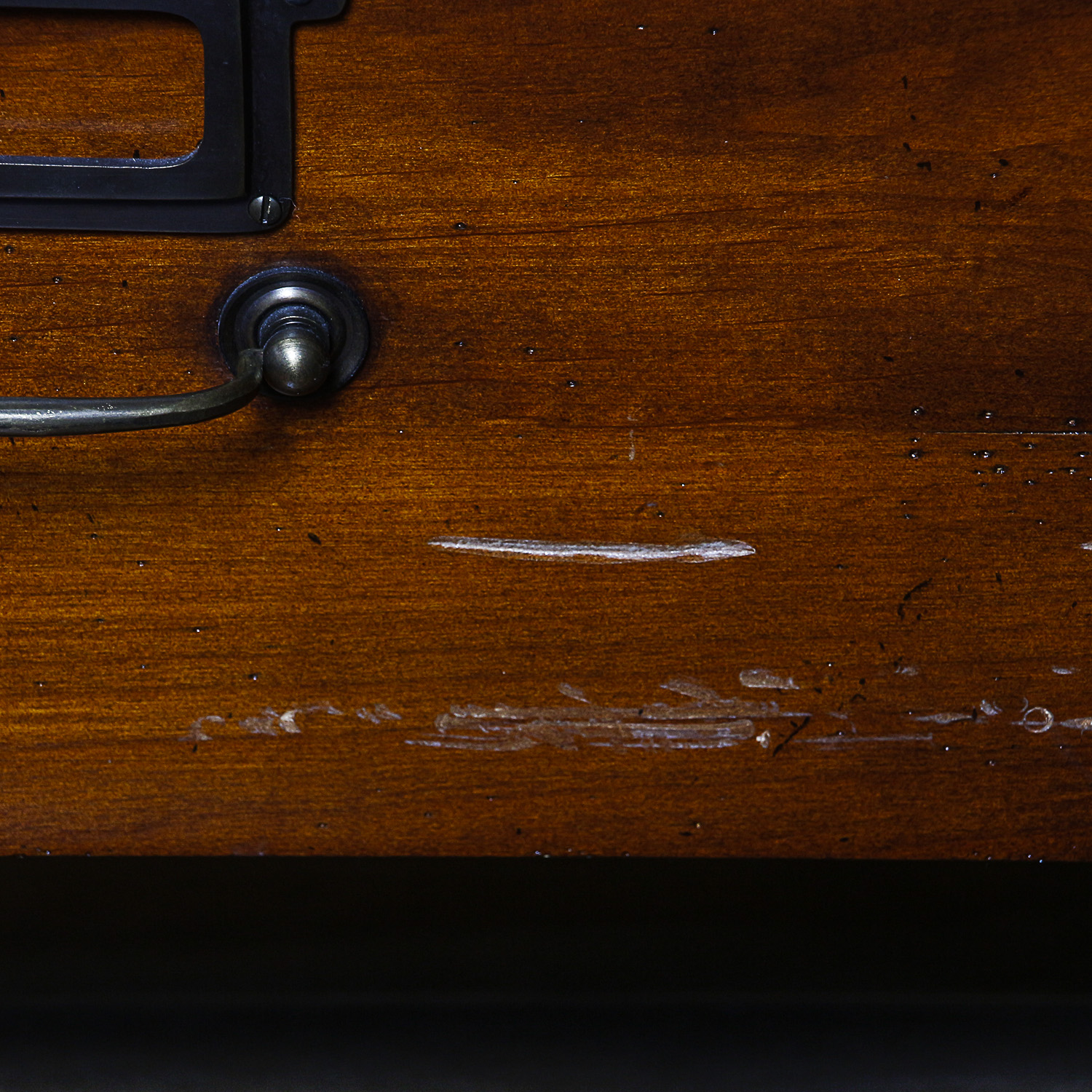 Campaign Style Card Filing Cabinet