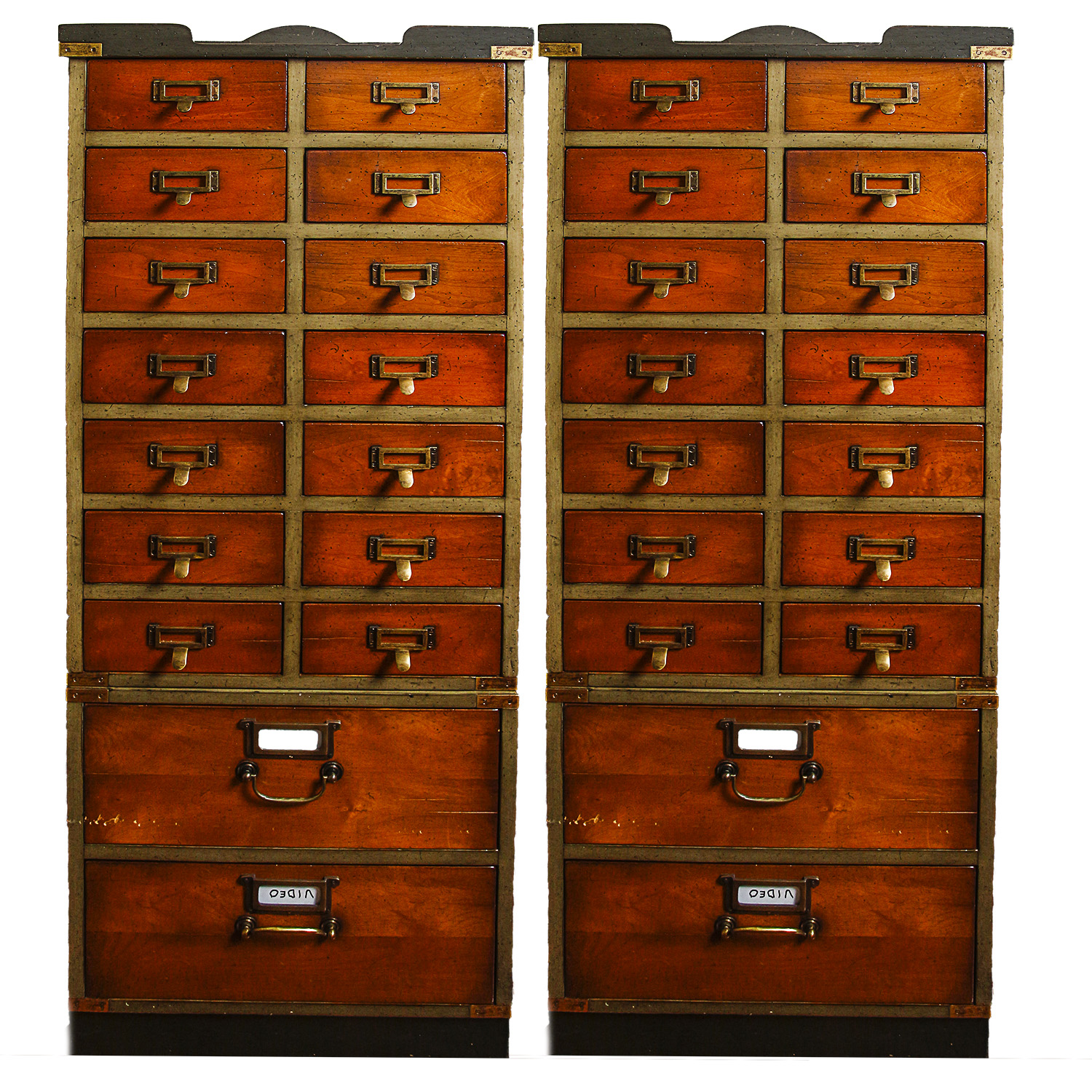 Vintage Stacking File Cabinets