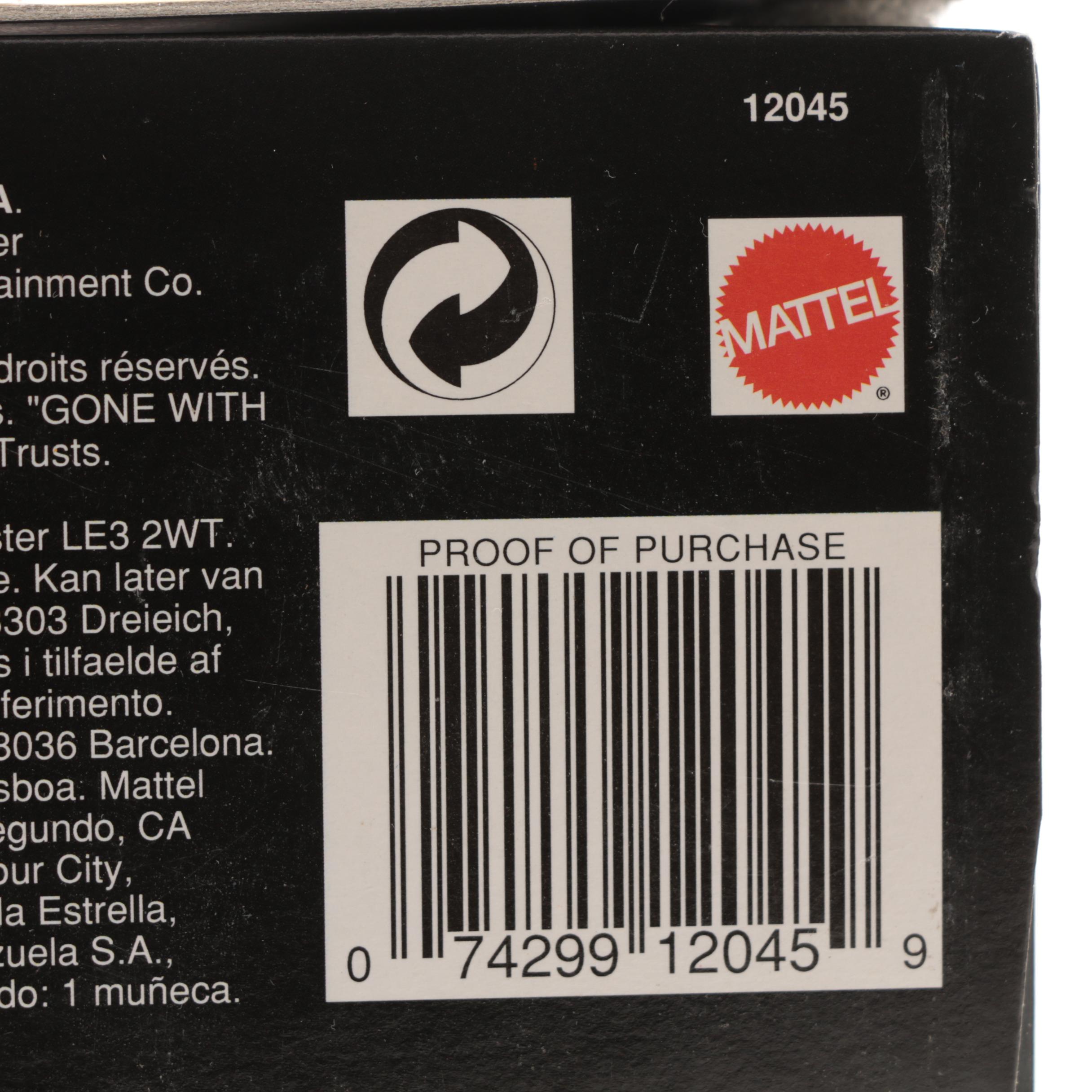 Mattel "Hollywood Legends Collection" Barbie Dolls as Scarlett O'Hara