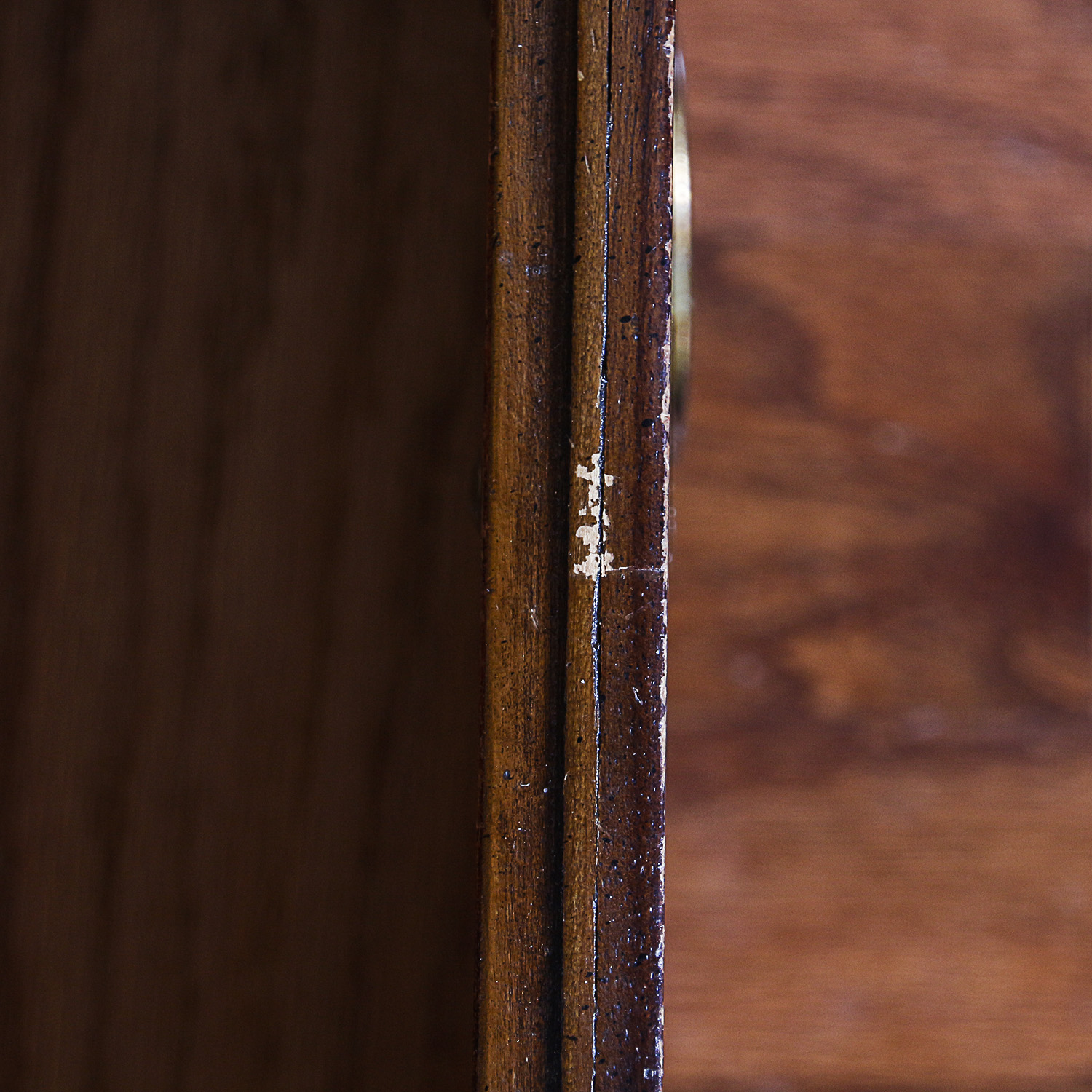 Vintage Campaign Style Kneehole Desk by Heritage with Oak Shelving Unit