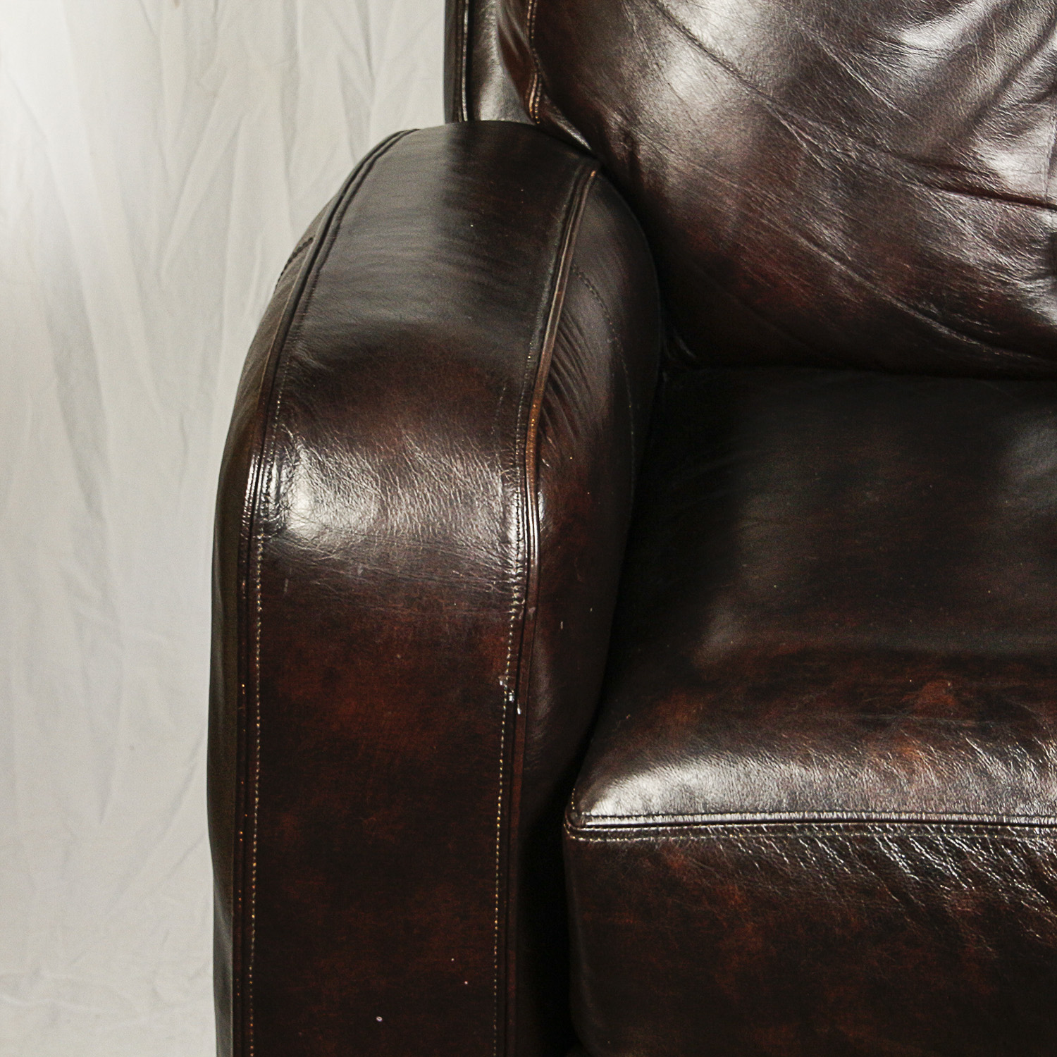 Faux Leather Reclining Armchair