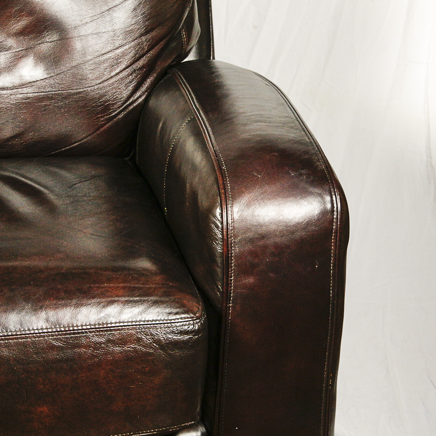 Faux Leather Reclining Armchair