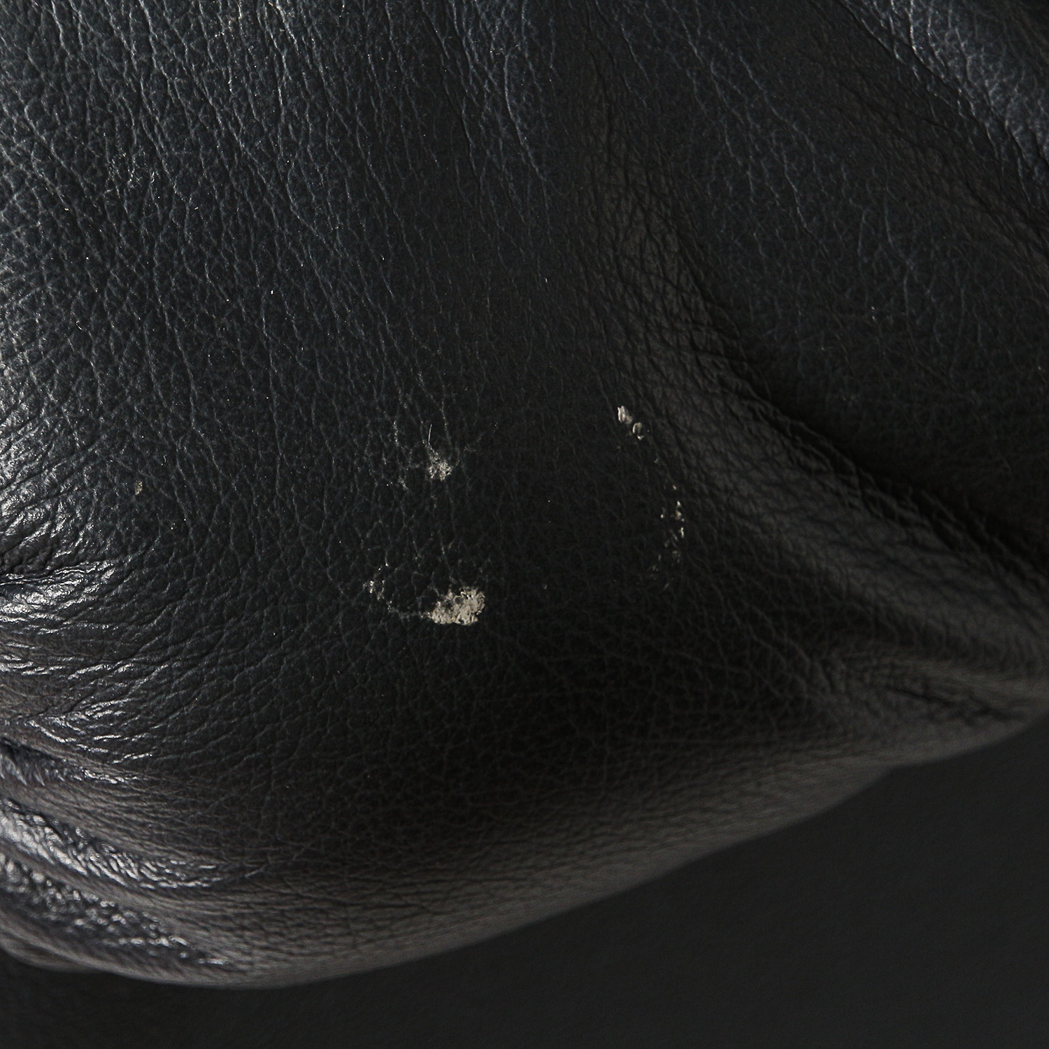 Blue Leather Recliner by La-Z-Boy