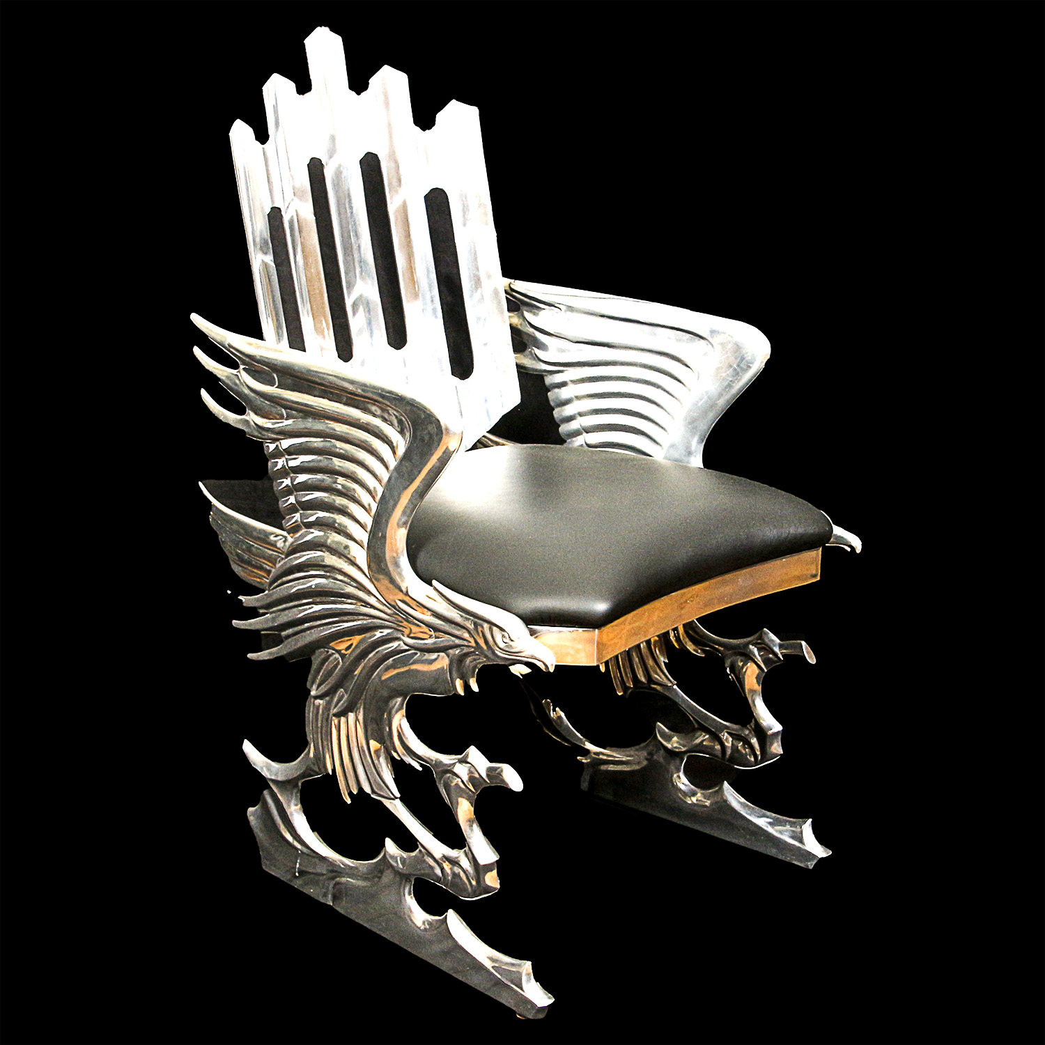 Ray Lewis Limited Edition "Eagle" Cast Aluminum Armchair
