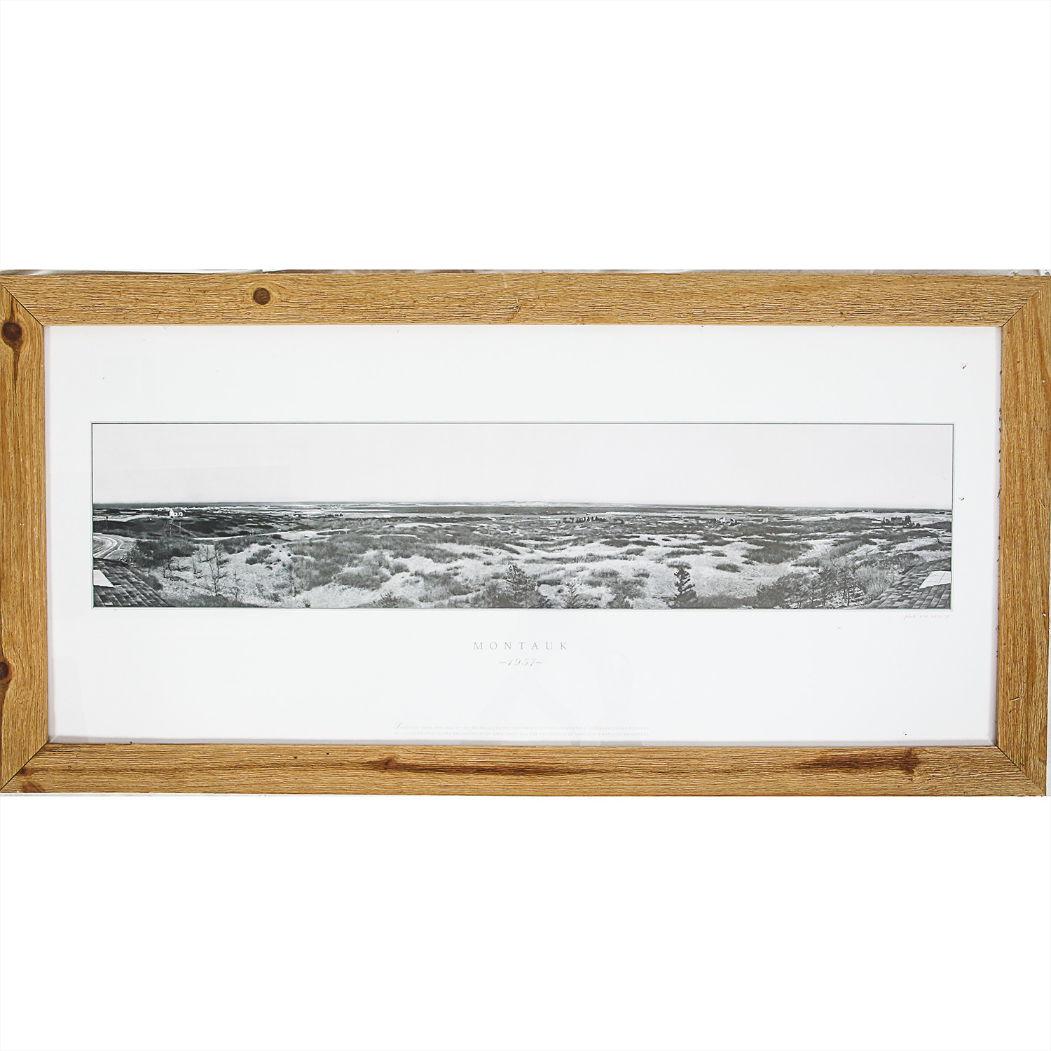 After R.M. Akin, Jr. Offset Lithograph Print "Montauk 1957"