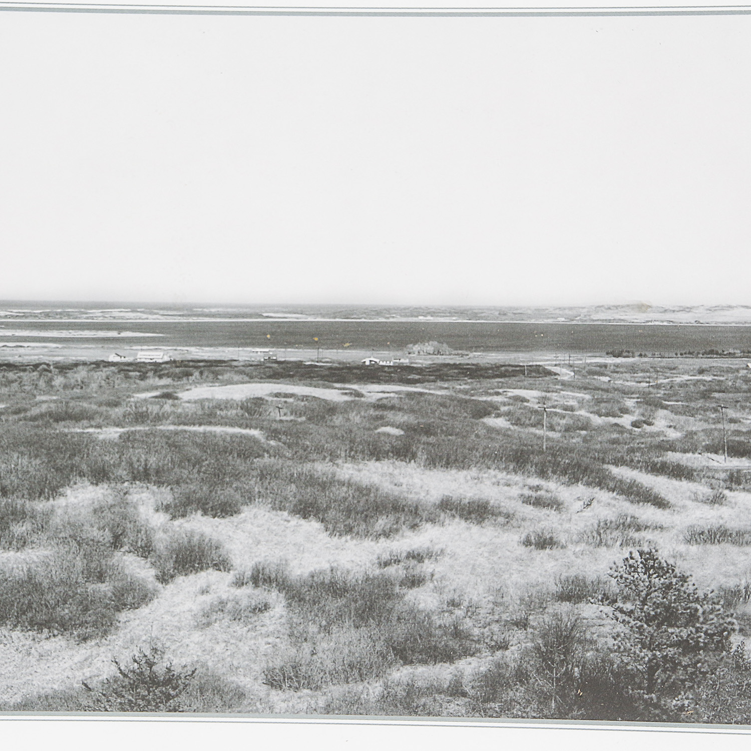 After R.M. Akin, Jr. Offset Lithograph Print "Montauk 1957"