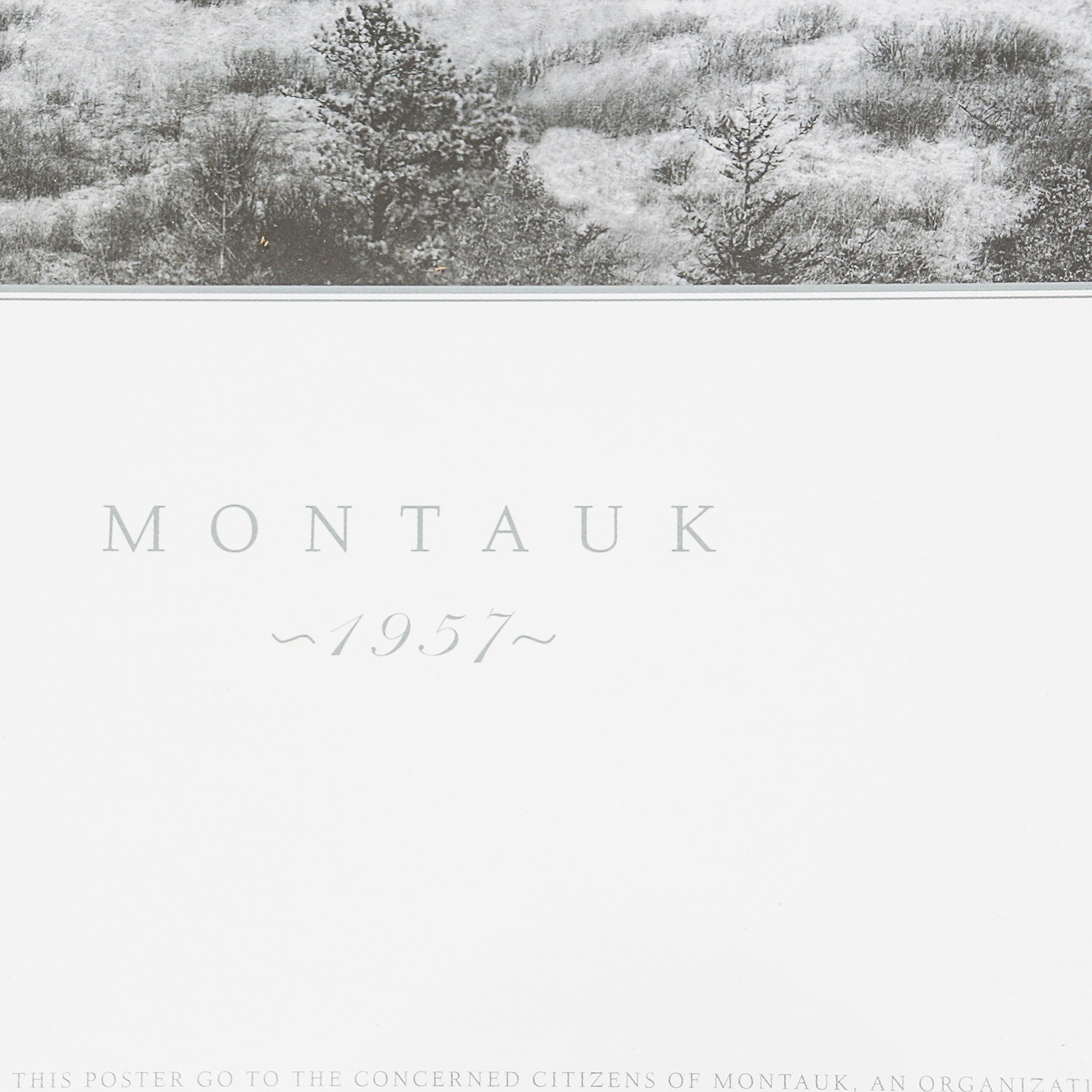 After R.M. Akin, Jr. Offset Lithograph Print "Montauk 1957"