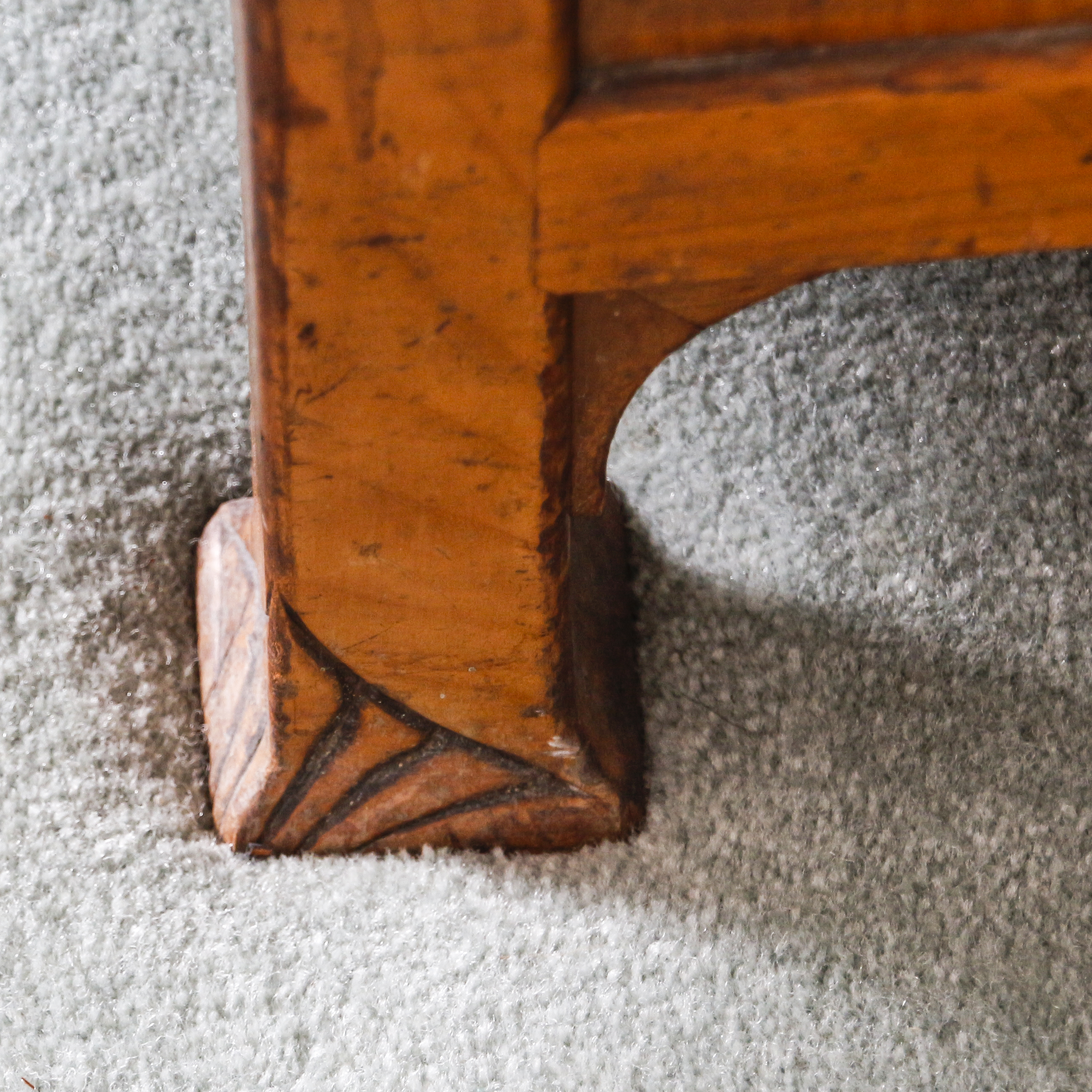 Vintage Late Victorian Style Walnut Armoire