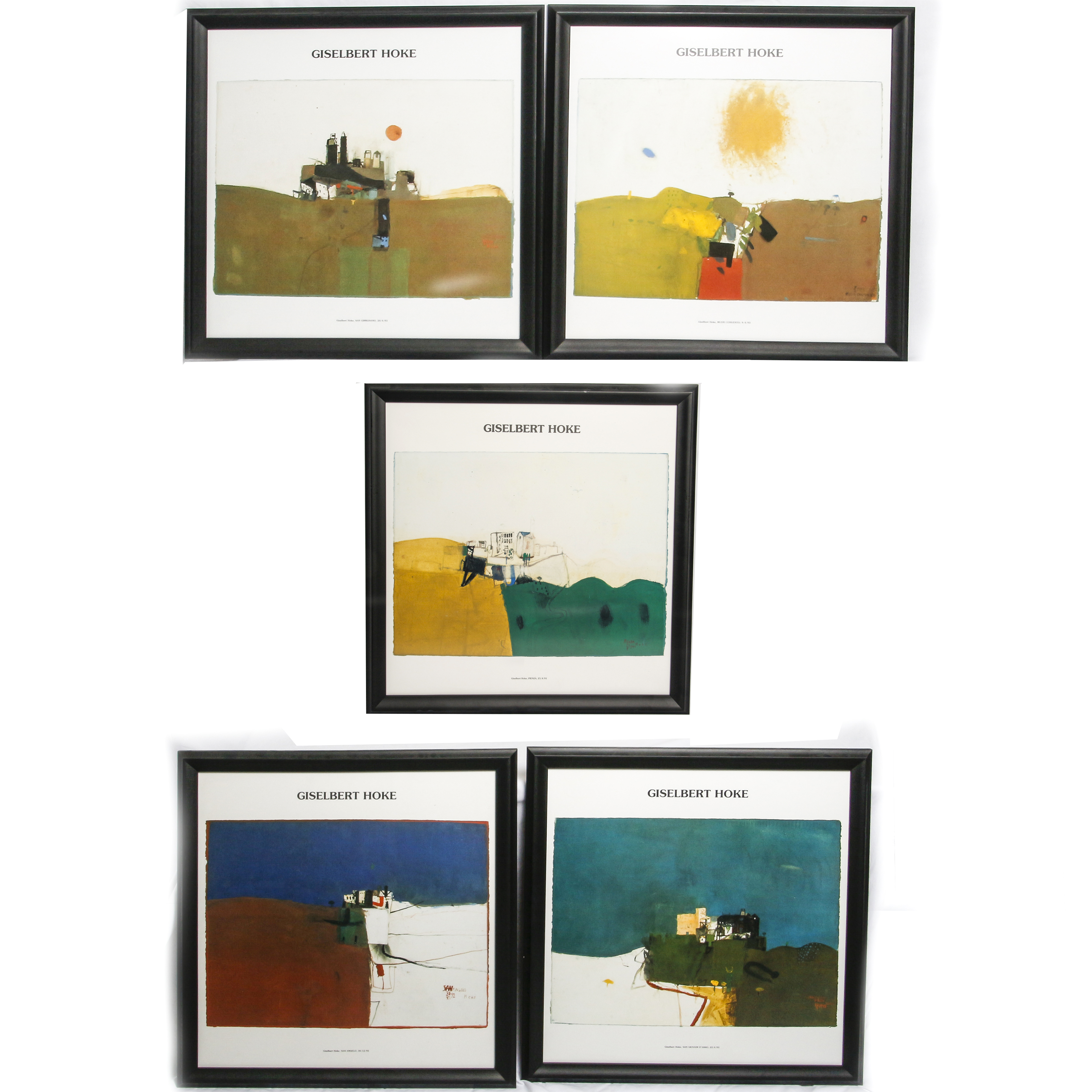 After Giselbert Hoke Offset Lithographs