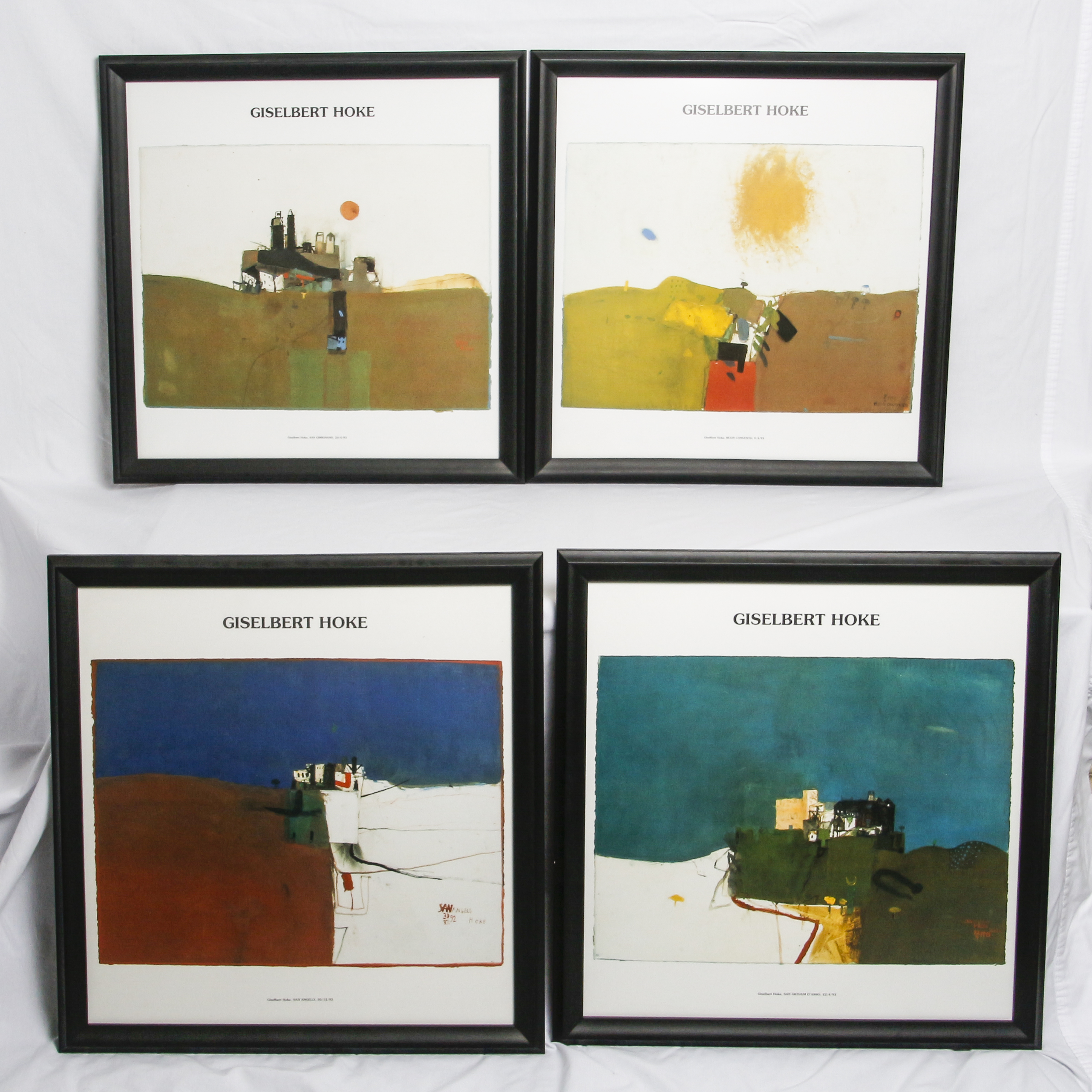 After Giselbert Hoke Offset Lithographs