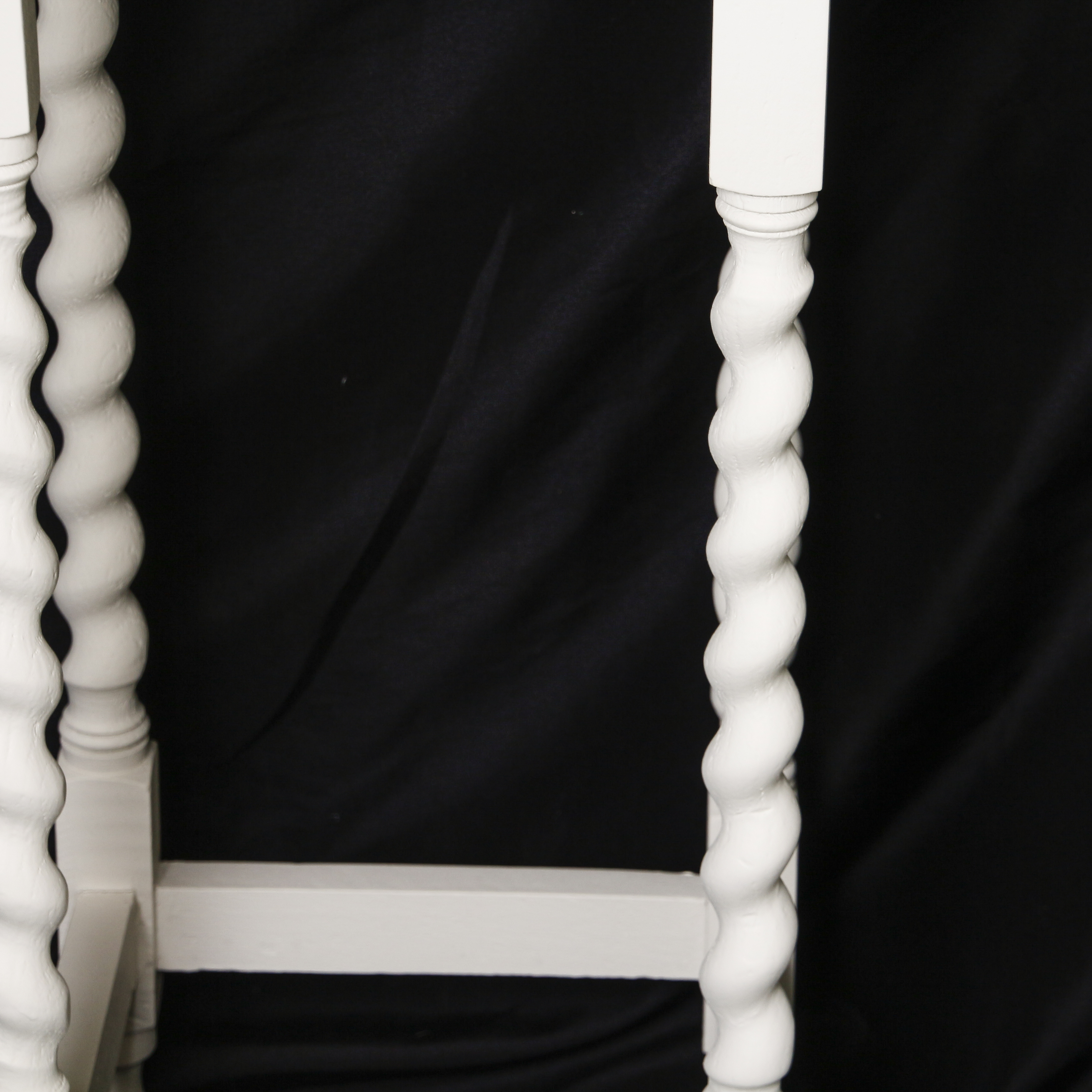 White Painted Wooden Accent Table