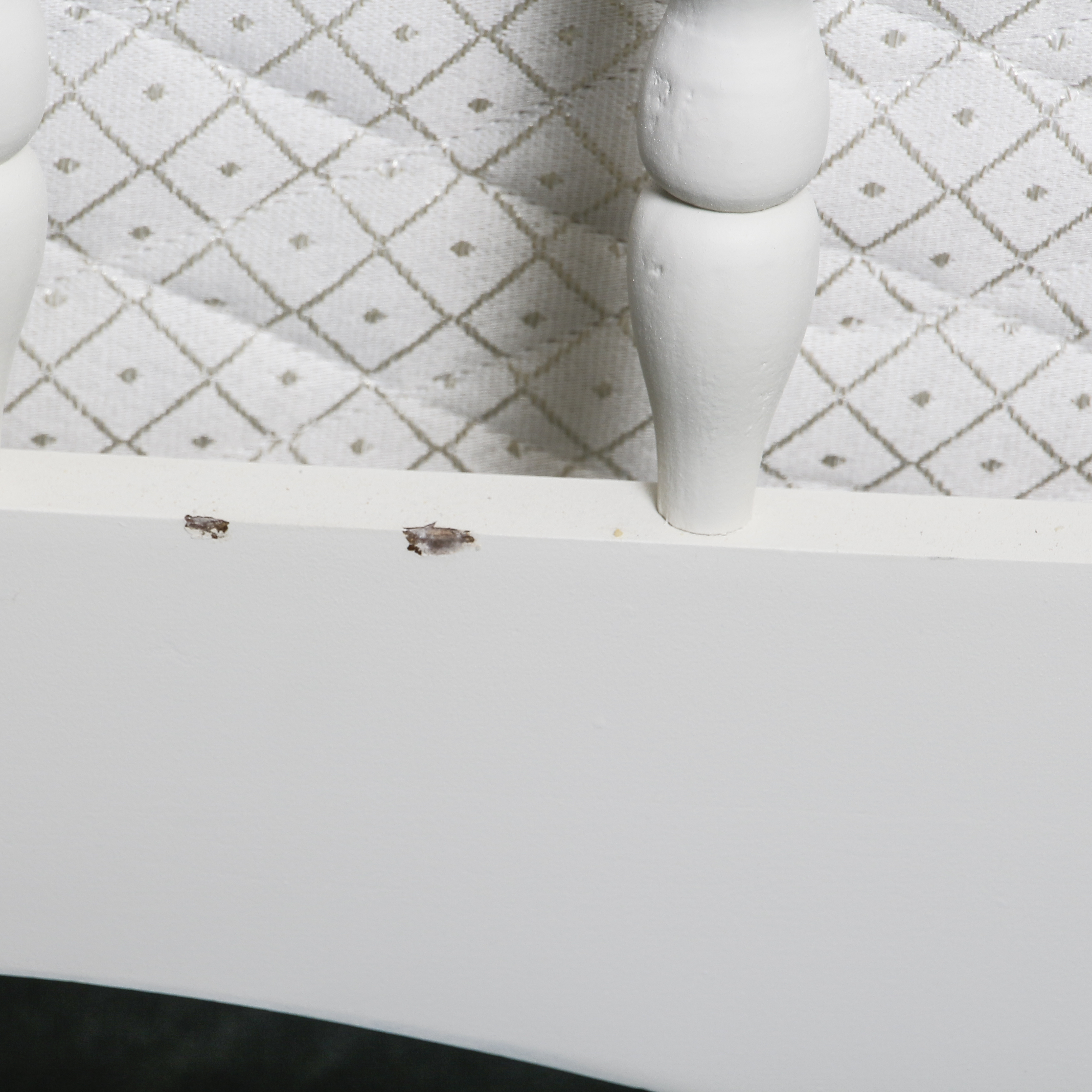 White Painted Jenny Lind Full Size Bed Frame