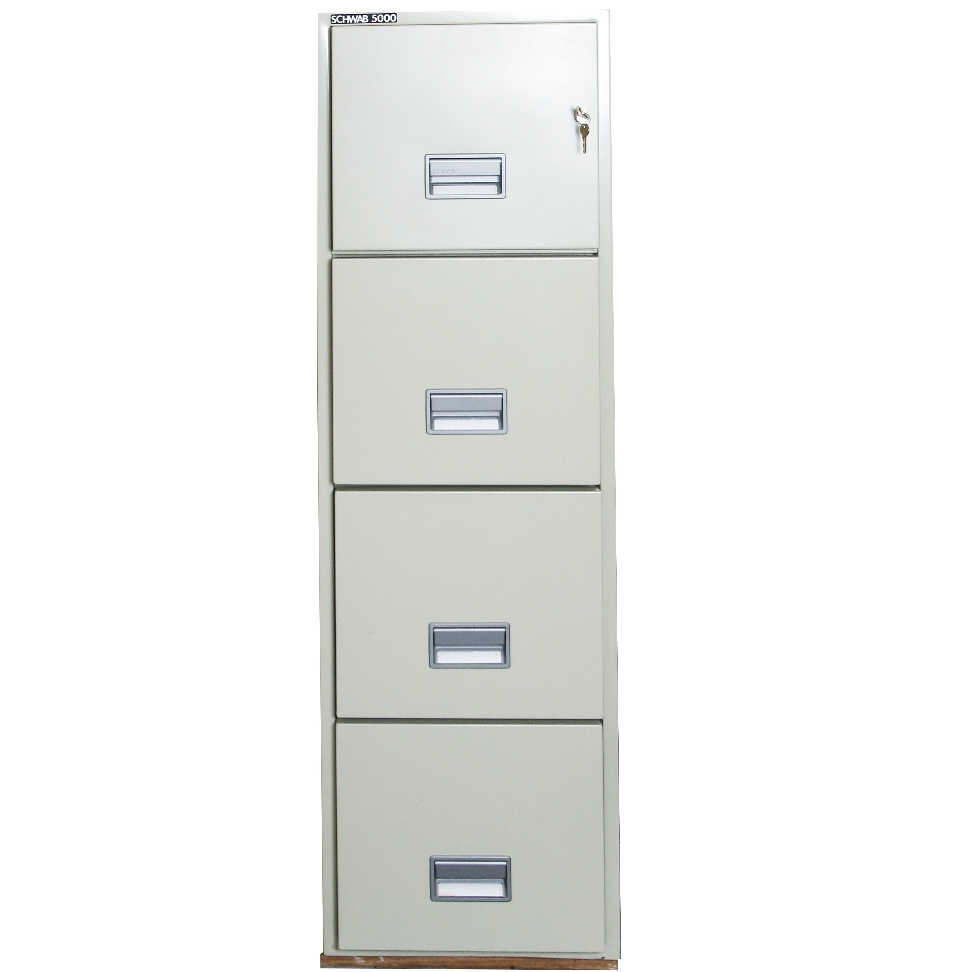 Schwabb 5000 Metal Four Drawer File Cabinet
