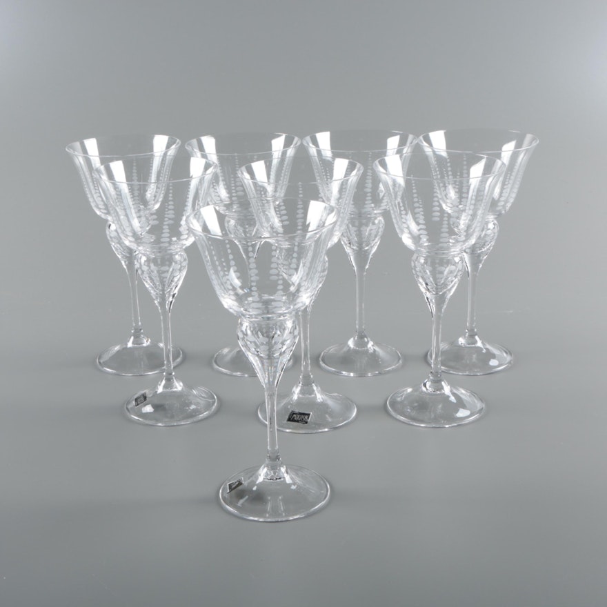 Mikasa Crystal Wine Glasses