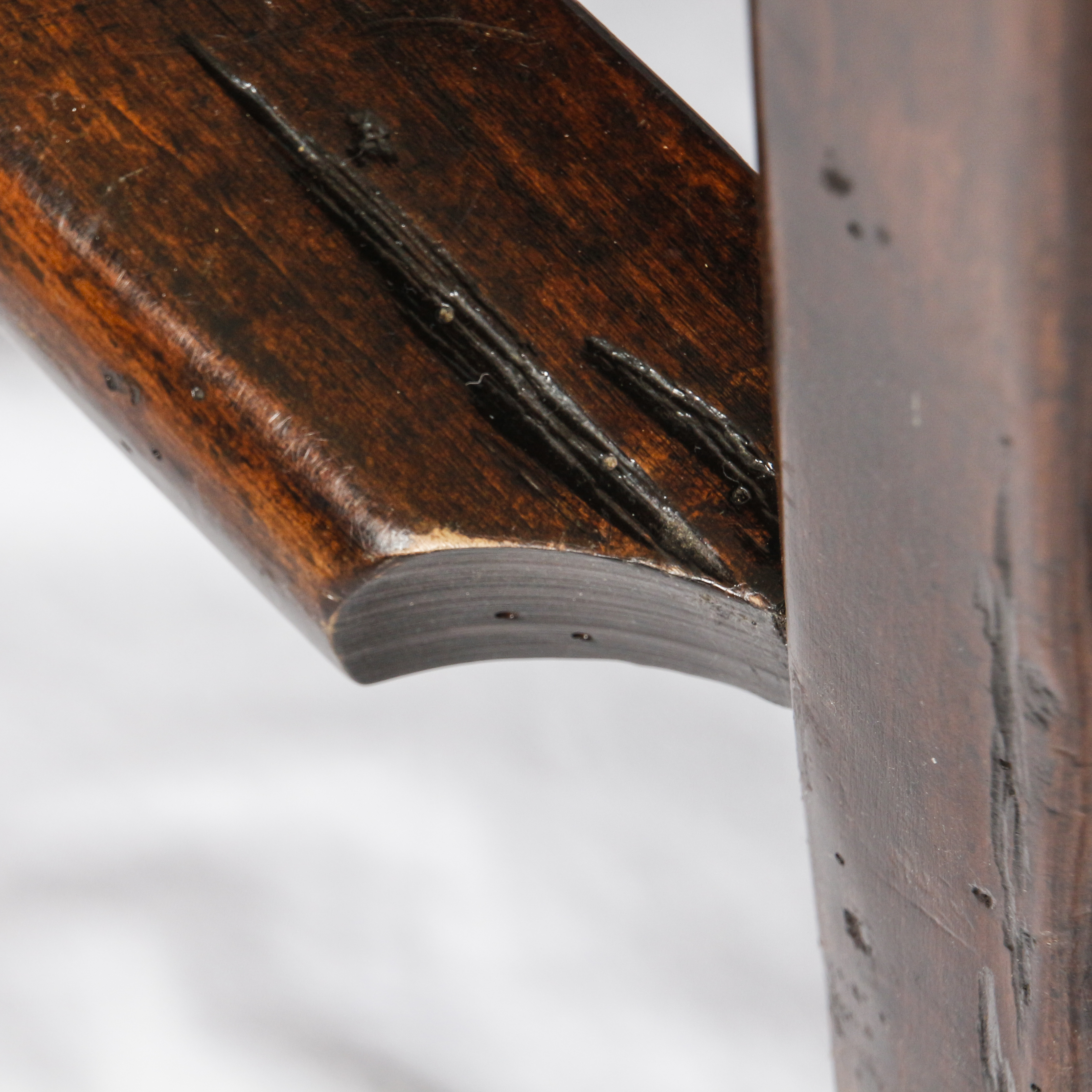 Ladder Back Barstools with Woven Seats