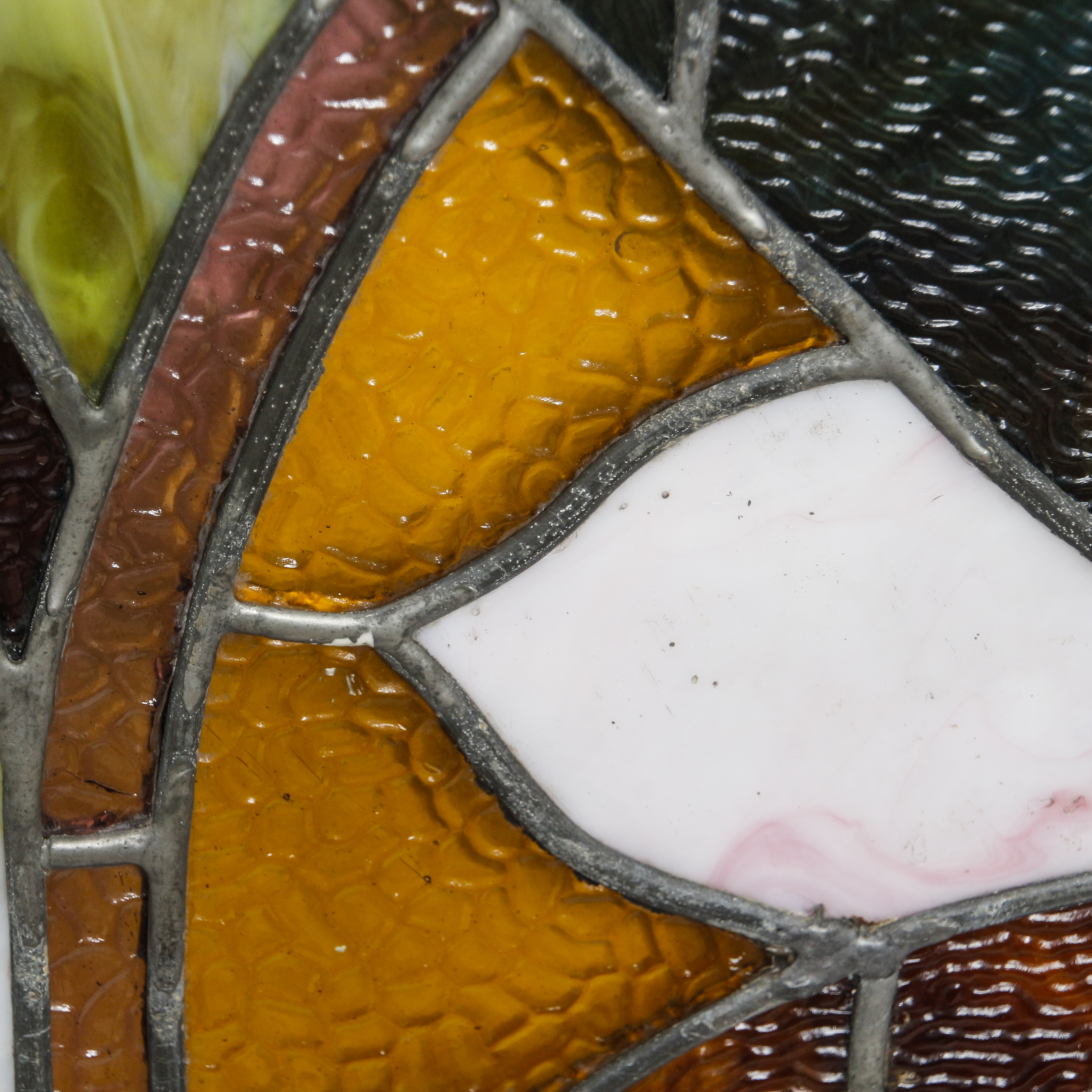 Art Nouveau Style Stained Glass Panel