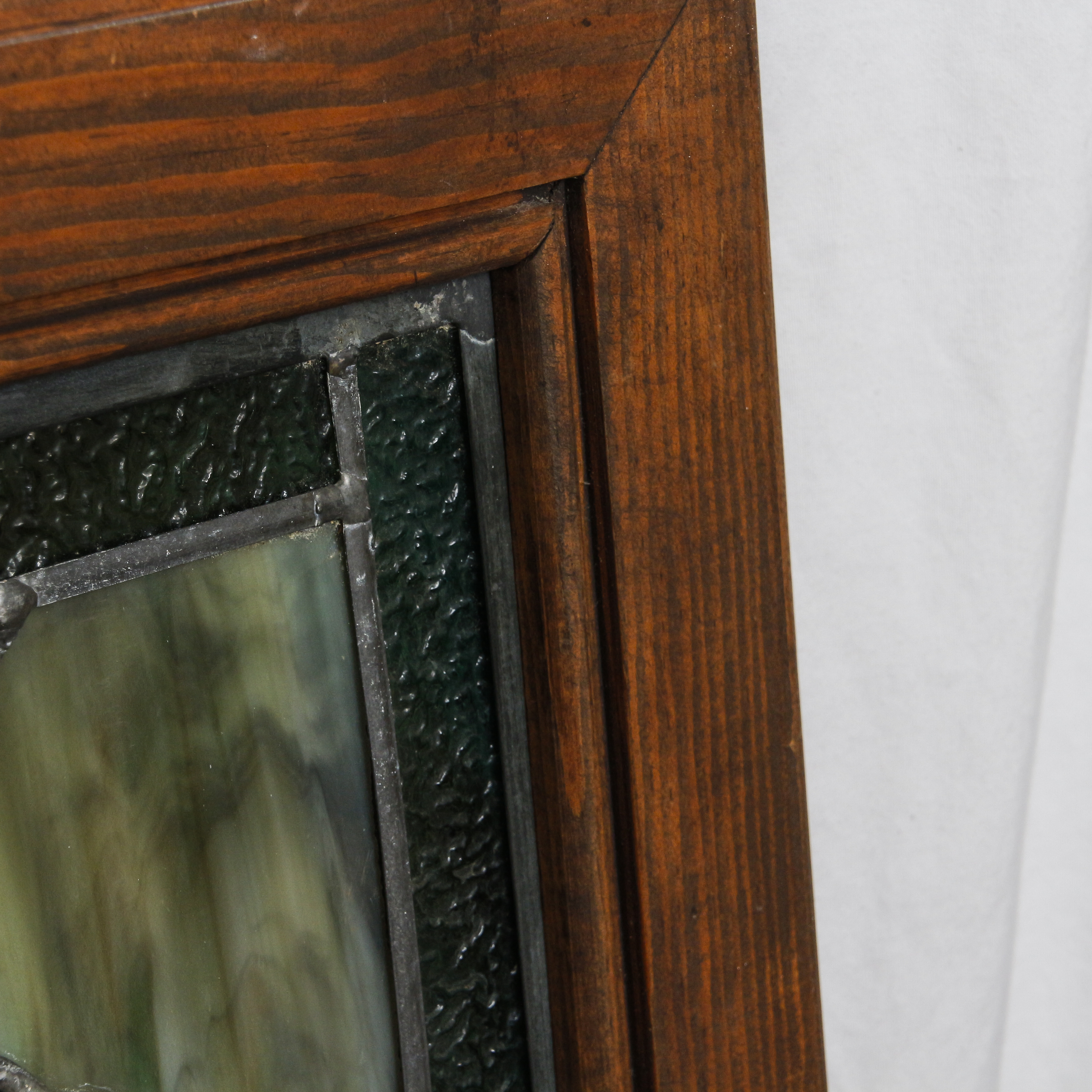 Art Nouveau Style Stained Glass Panel