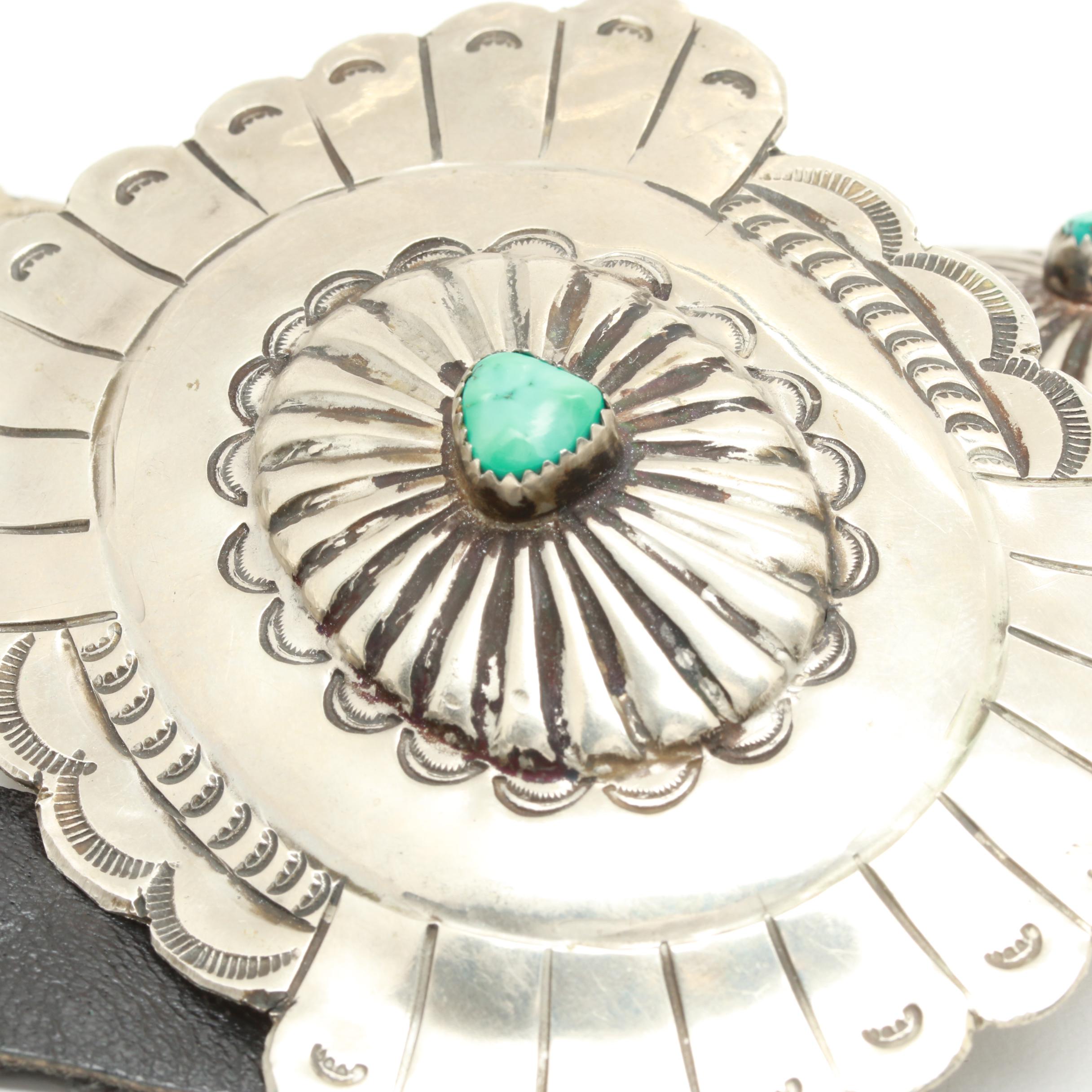 Southwestern Style Turquoise Concho Belt