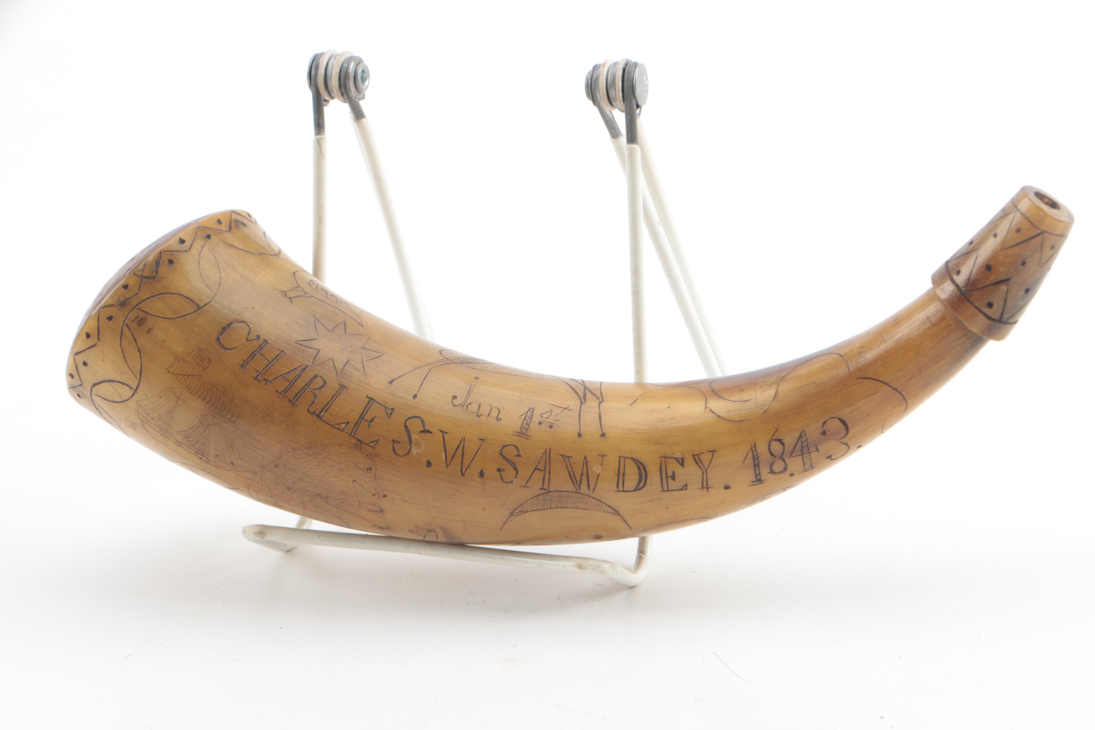 Antique and Vintage Powder Horns