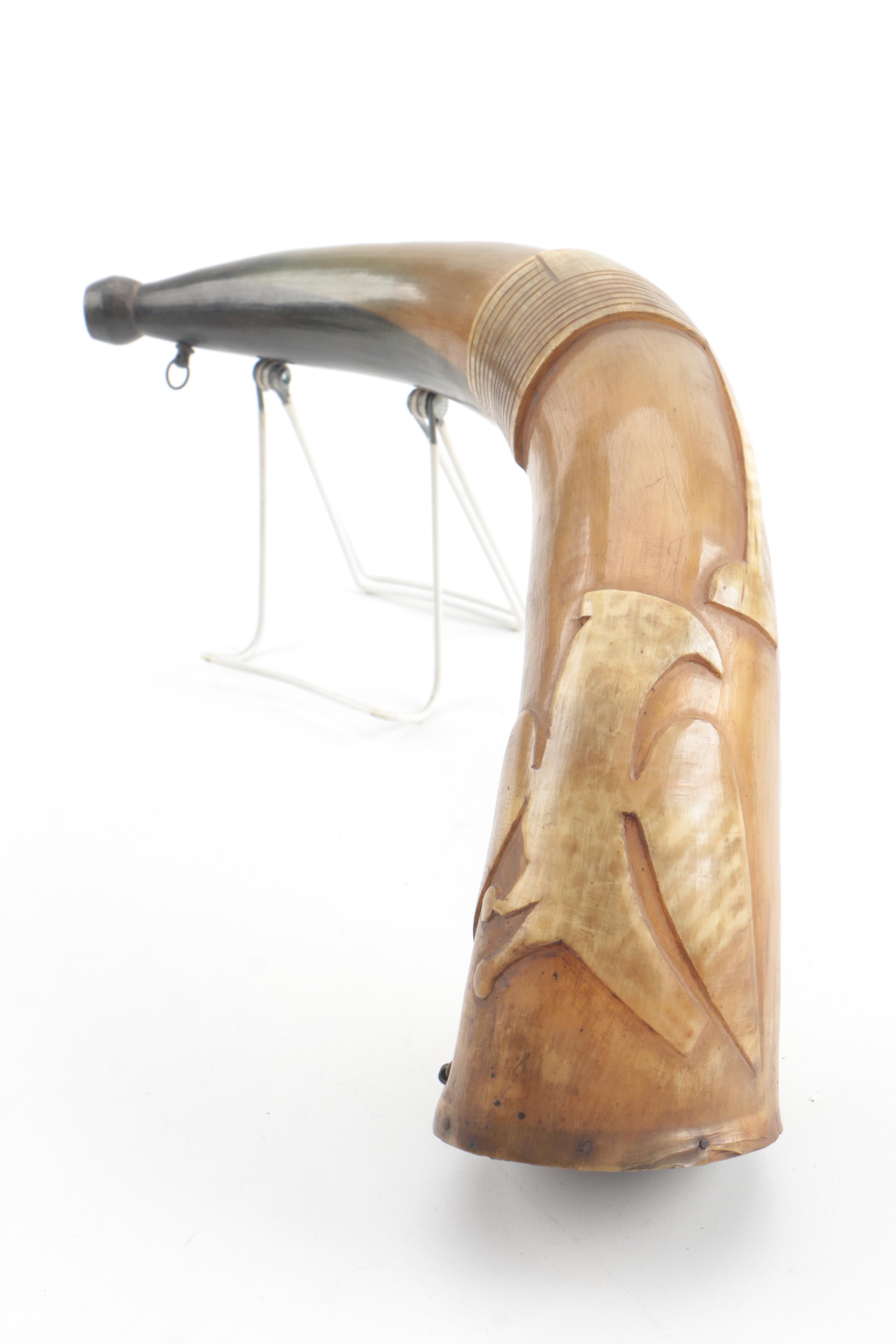 Antique and Vintage Powder Horns