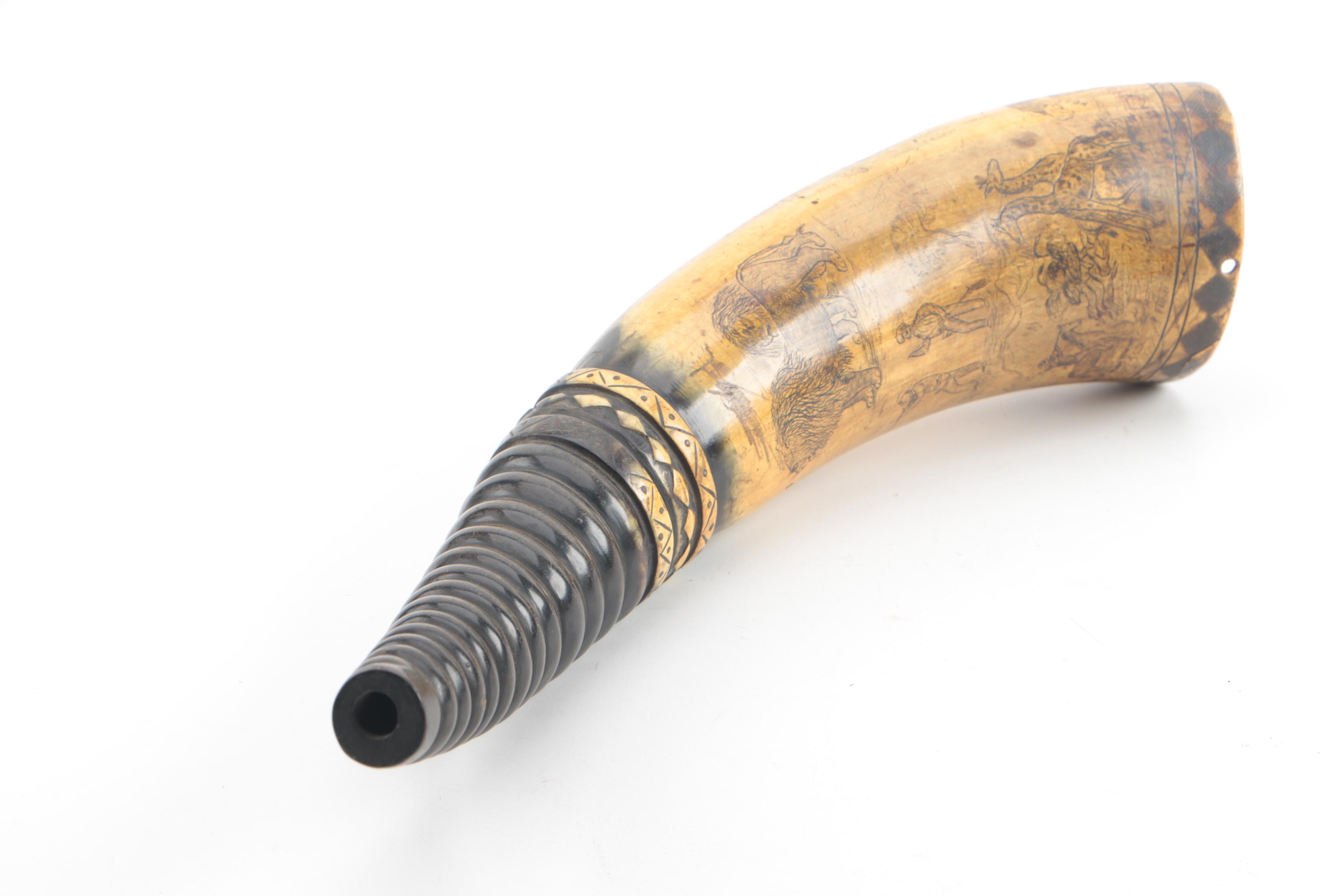 Antique and Vintage Powder Horns