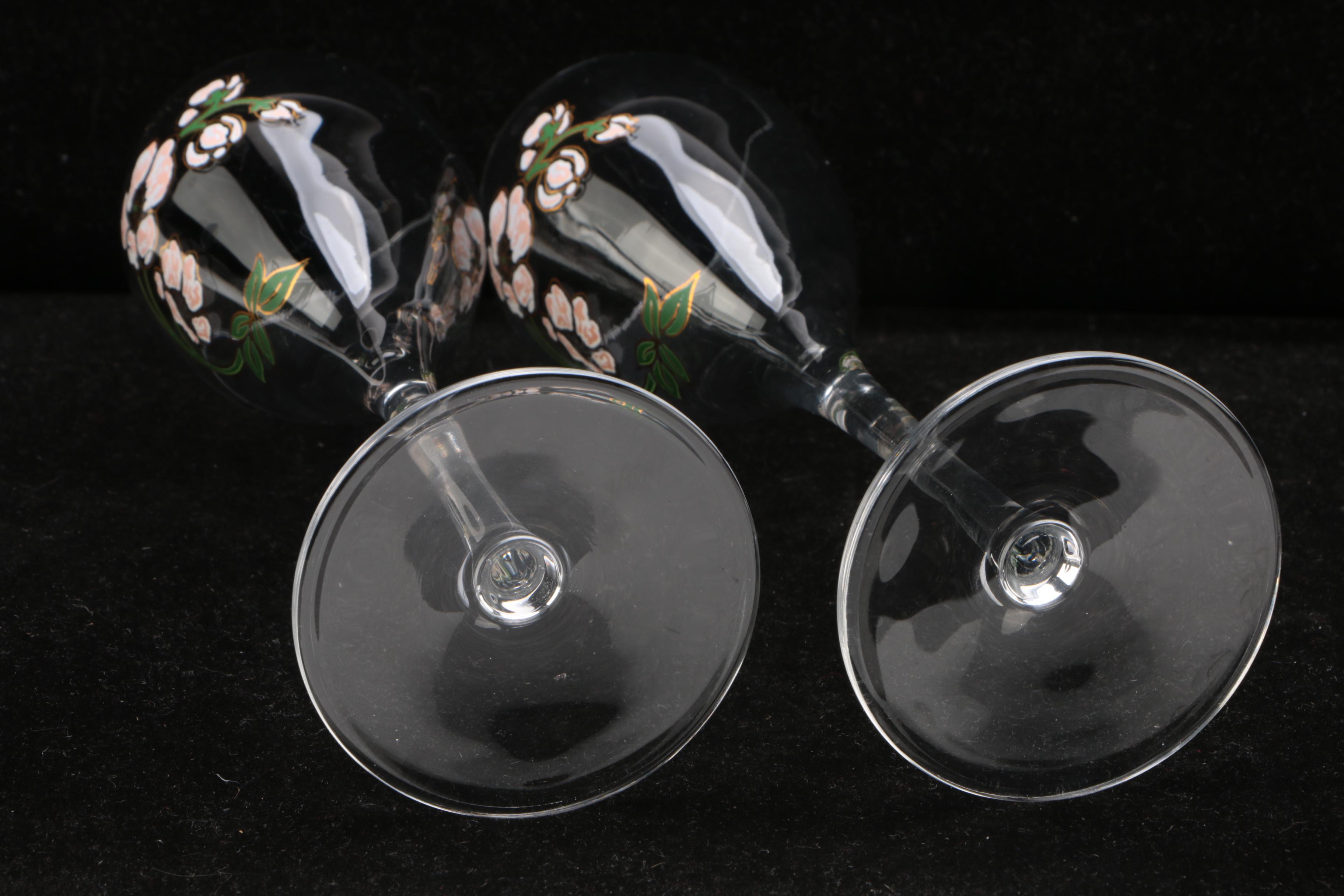 Perrier-Jouet Floral Champagne Flutes