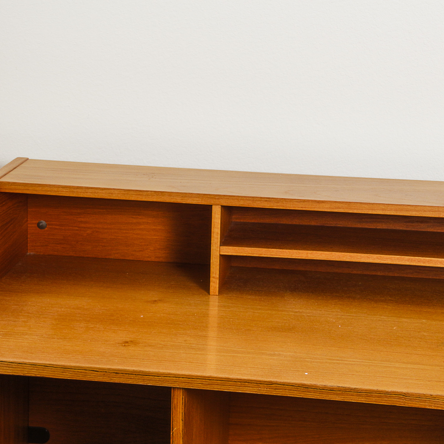 Vintage Mid Century Modern Teak Desk