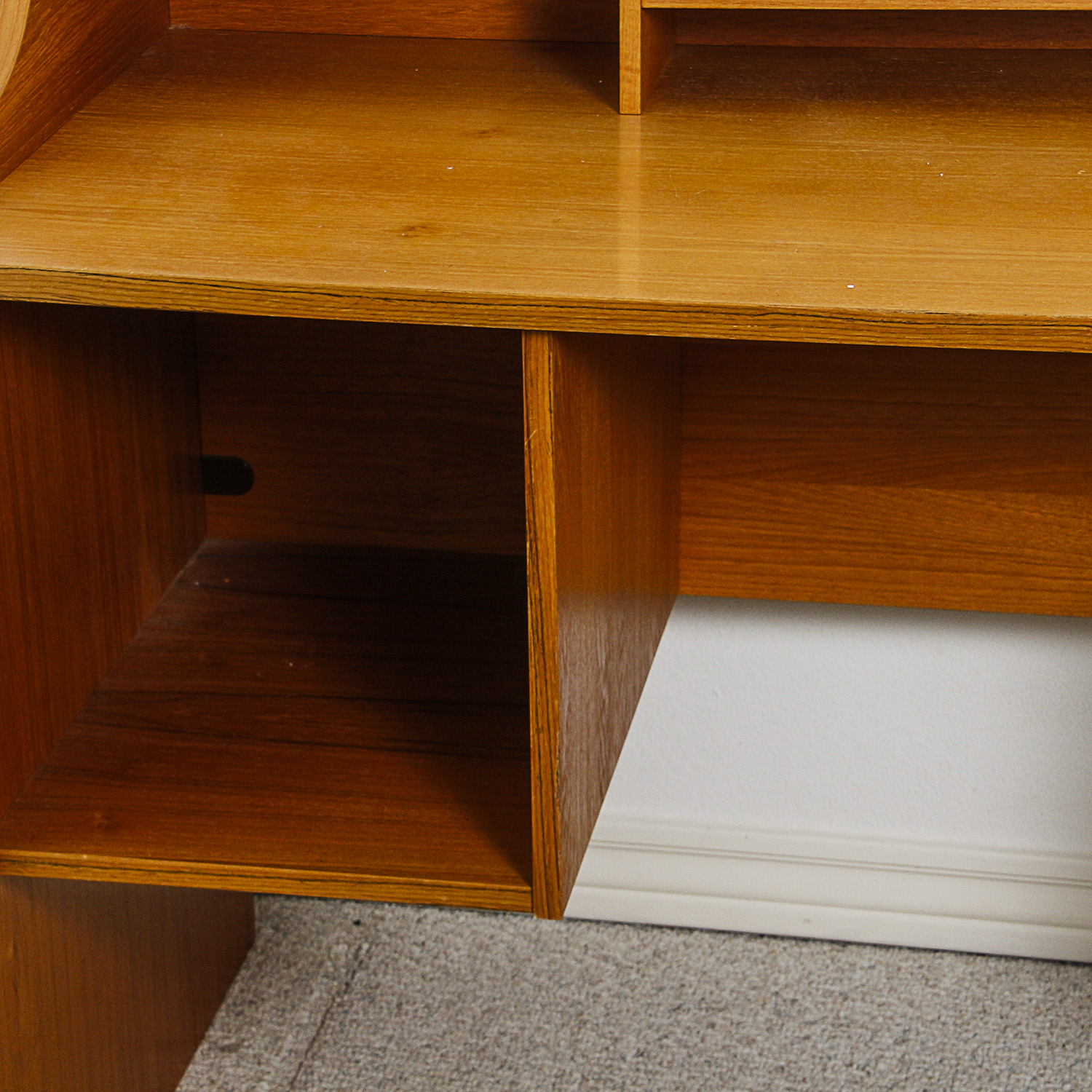 Vintage Mid Century Modern Teak Desk