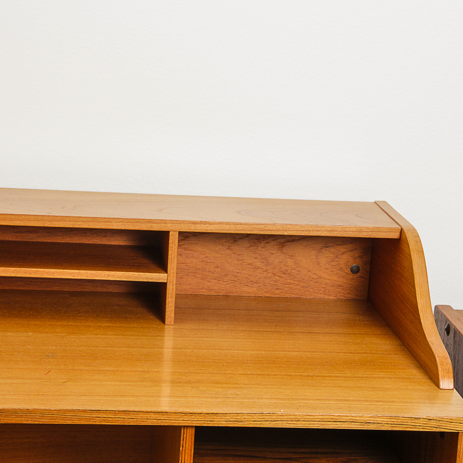 Vintage Mid Century Modern Teak Desk