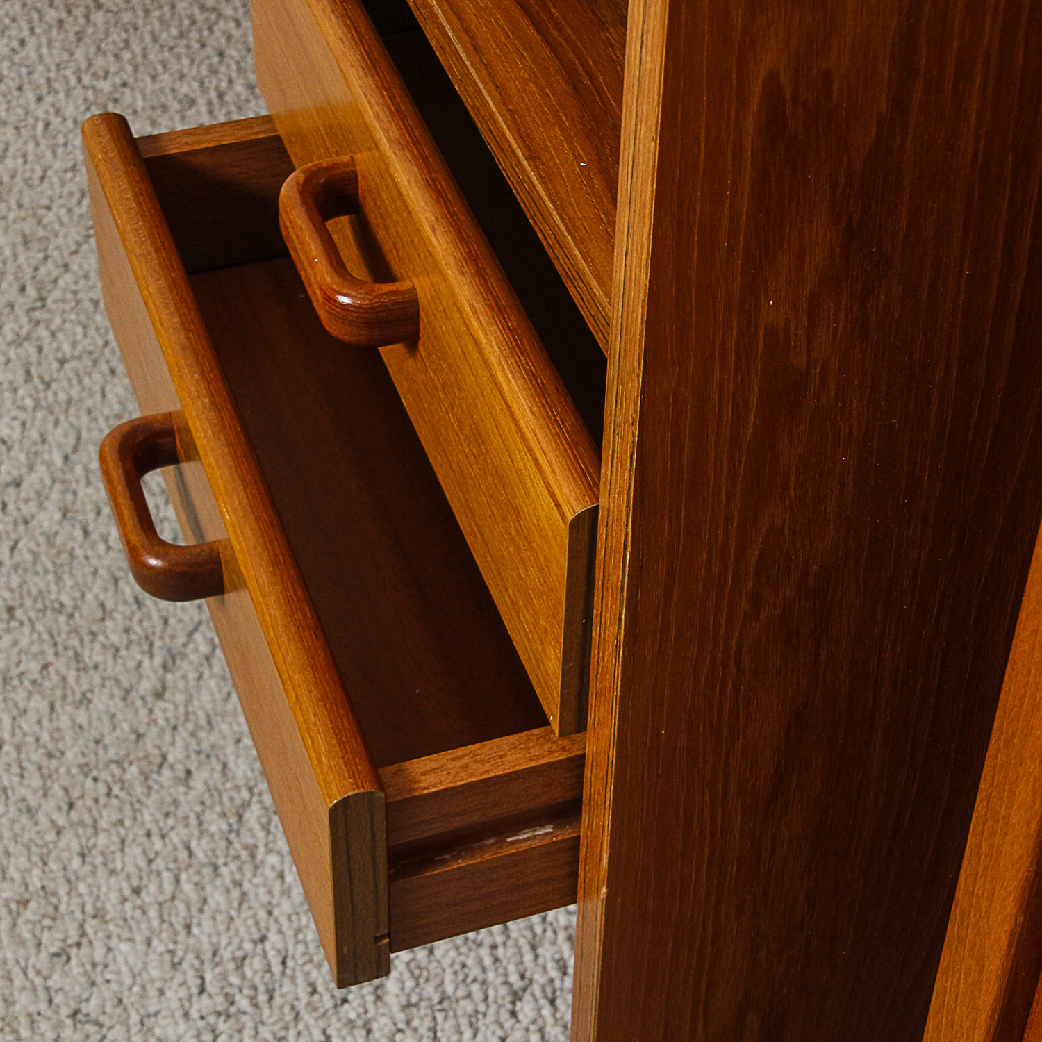 Vintage Mid Century Modern Teak Desk
